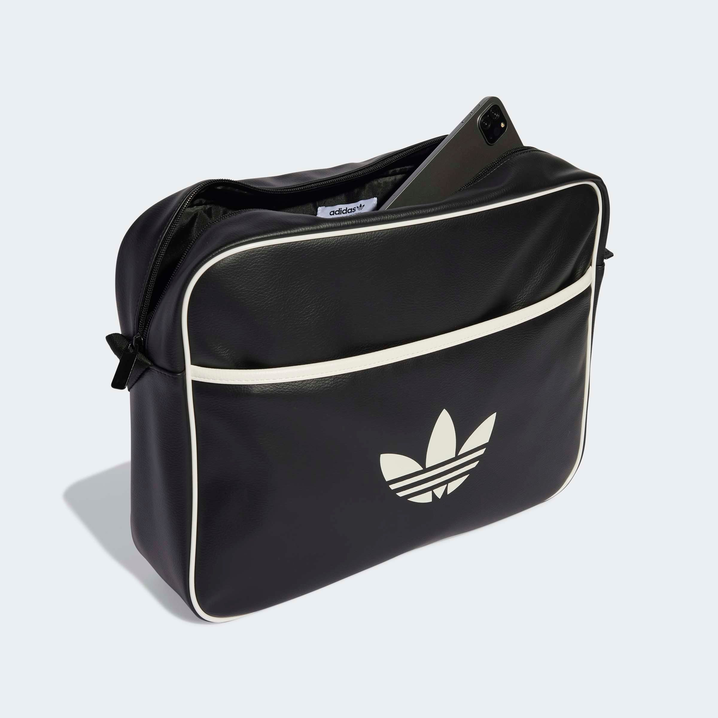 adidas Originals Sporttas Airliner Schoudertas in trendy retrolook