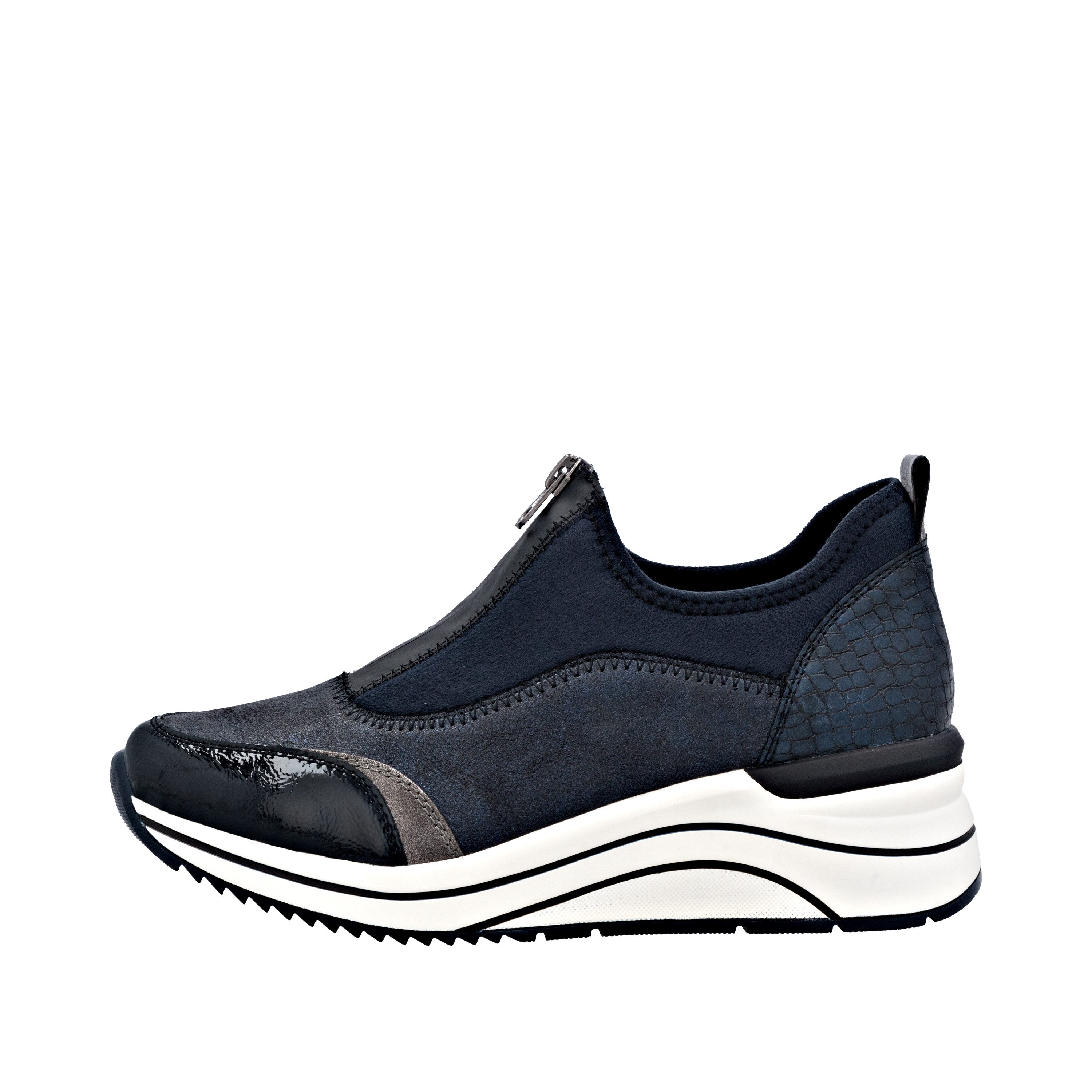 Remonte Slip-on sneakers Elisabeth Hurley-Collection , wedge sneaker, slipper, instapschoen, vrijetijdsschoen, vegan
