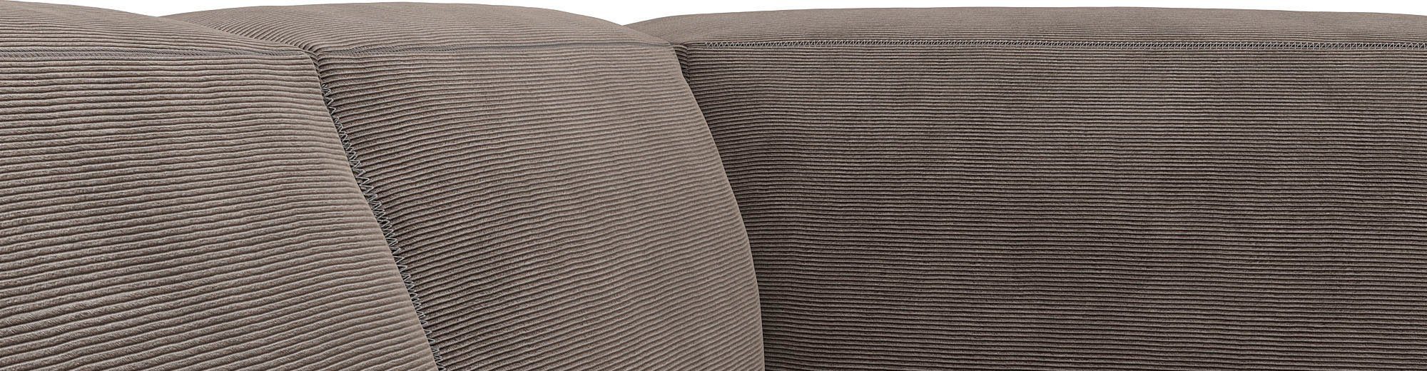 FLEXLUX Hoekbank Lucera, super comfortabel door hoogwaardige zitconstructie met koudschuim