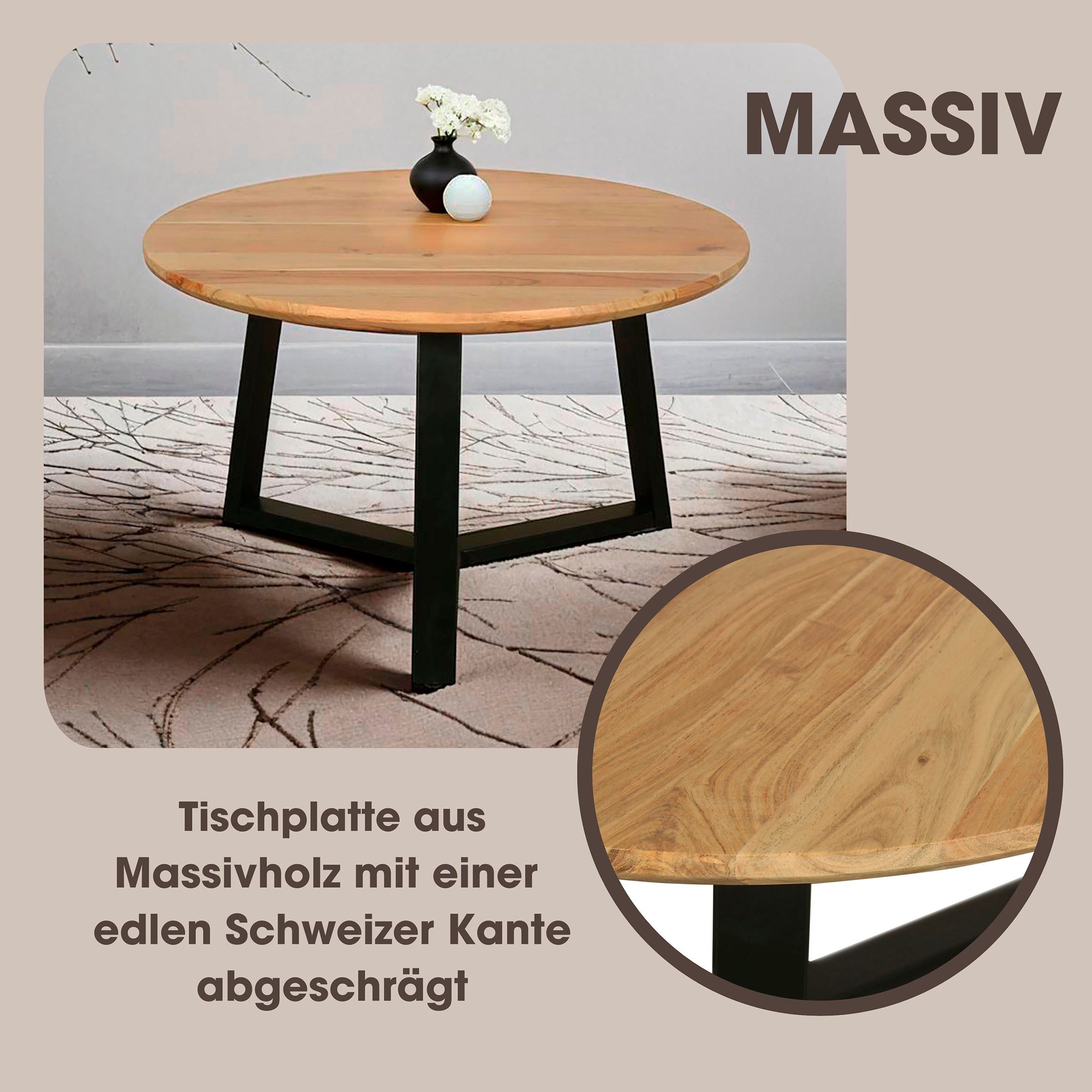 byLIVING Salontafel Cross (1 stuk)