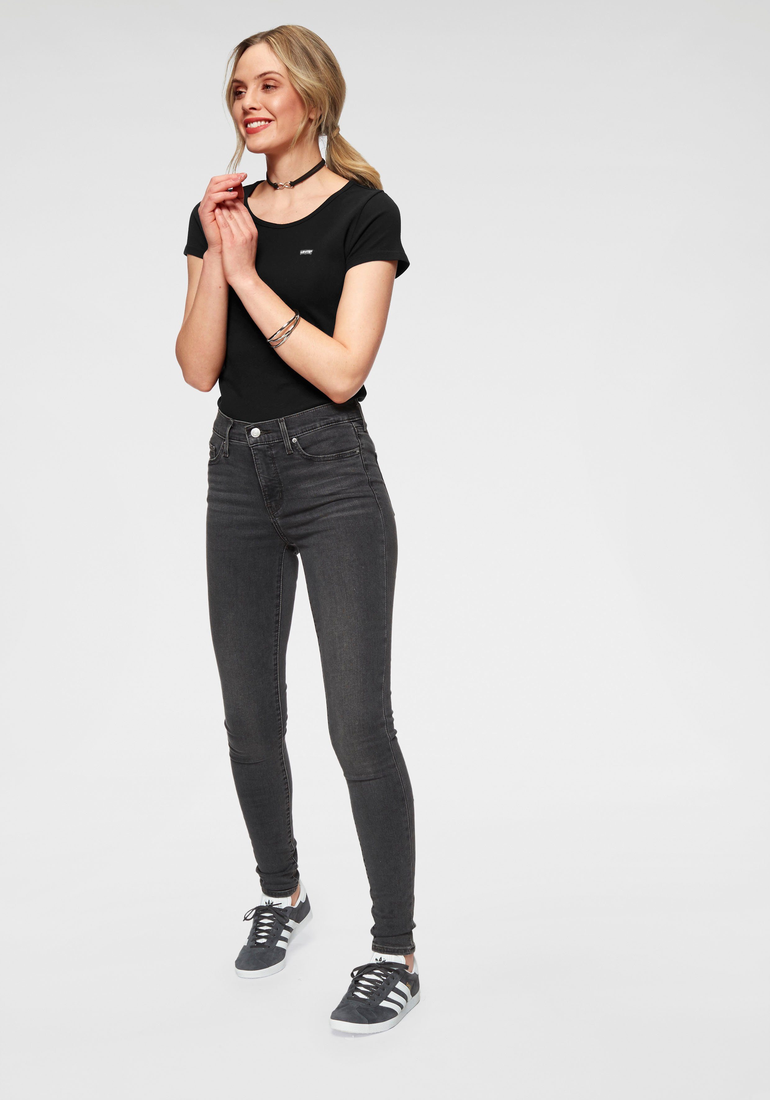 Levi's® T-shirt Mini-Logo met klein logoborduursel op borsthoogte (2-delig, Set van 2)
