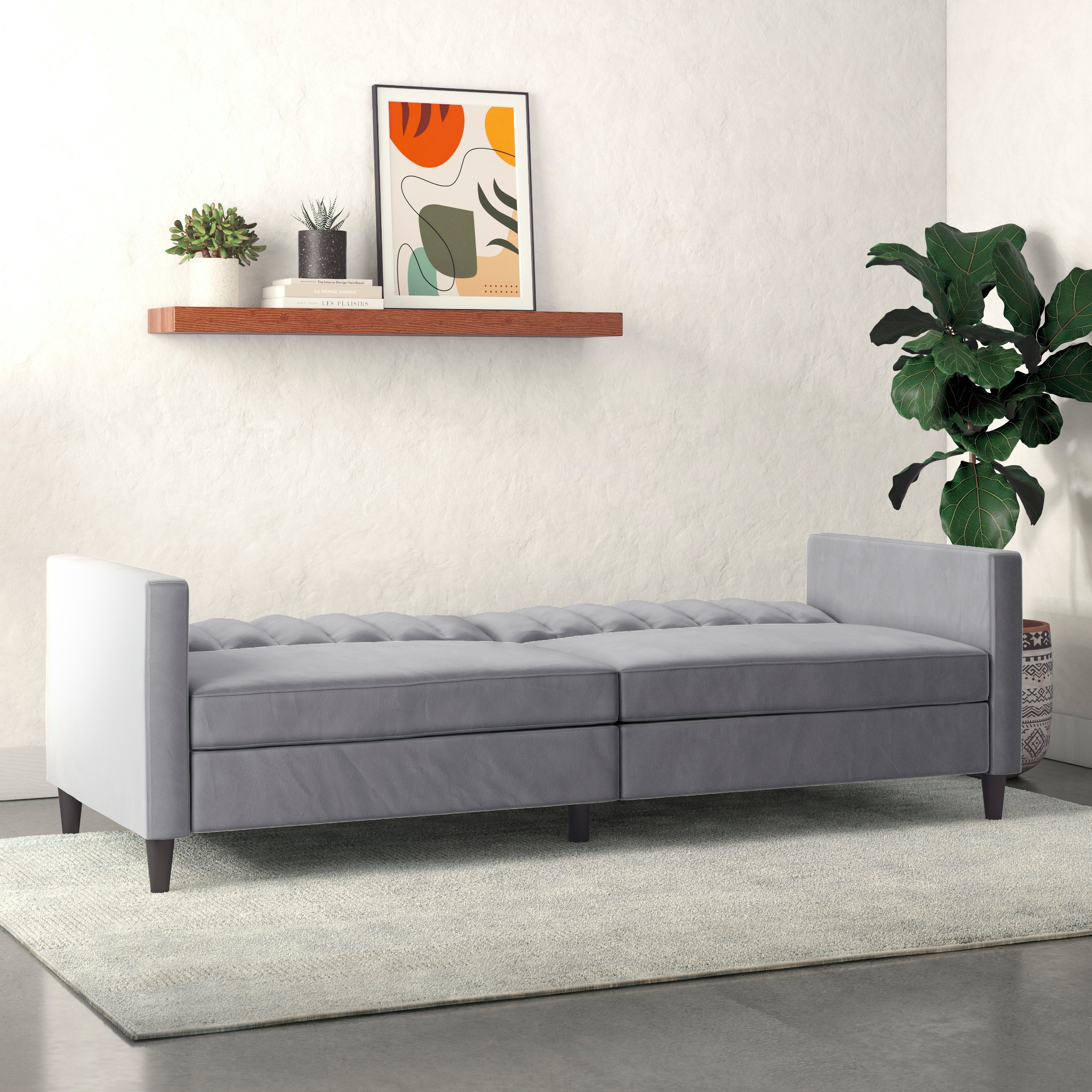 Dorel Home 3-zitsbank Celine Rugleuning 2-delig en 3-voudig verstelbaar, zithoogte 43 cm