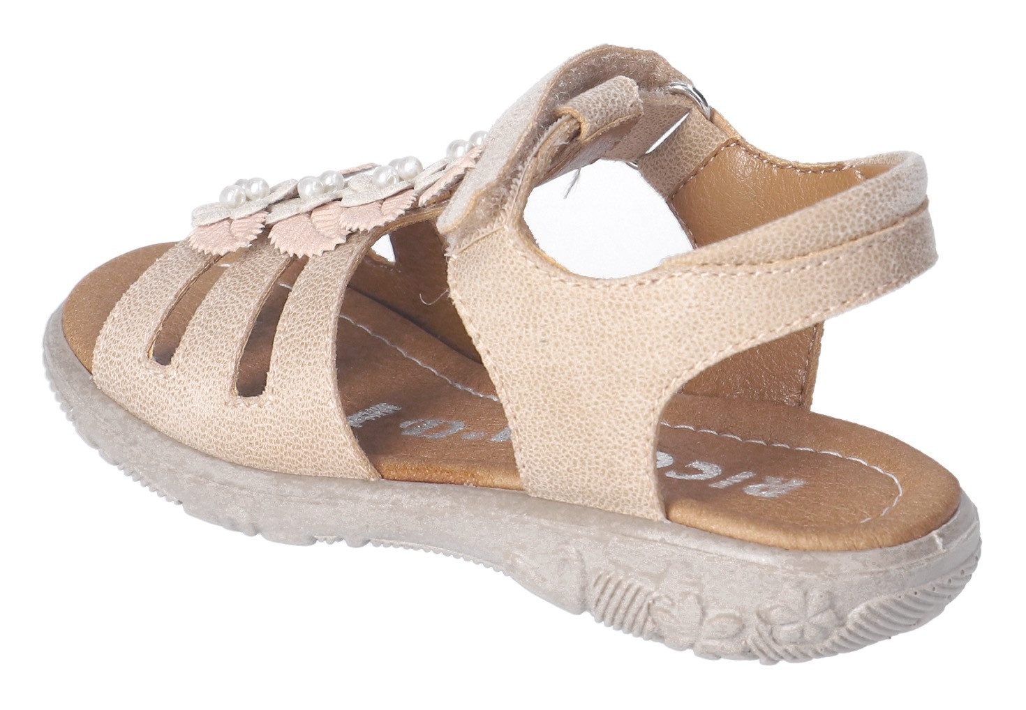 Ricosta Sandaaltjes , sandaal met klittenband, wms-systeem, leer, maat sjabloon te downloaden