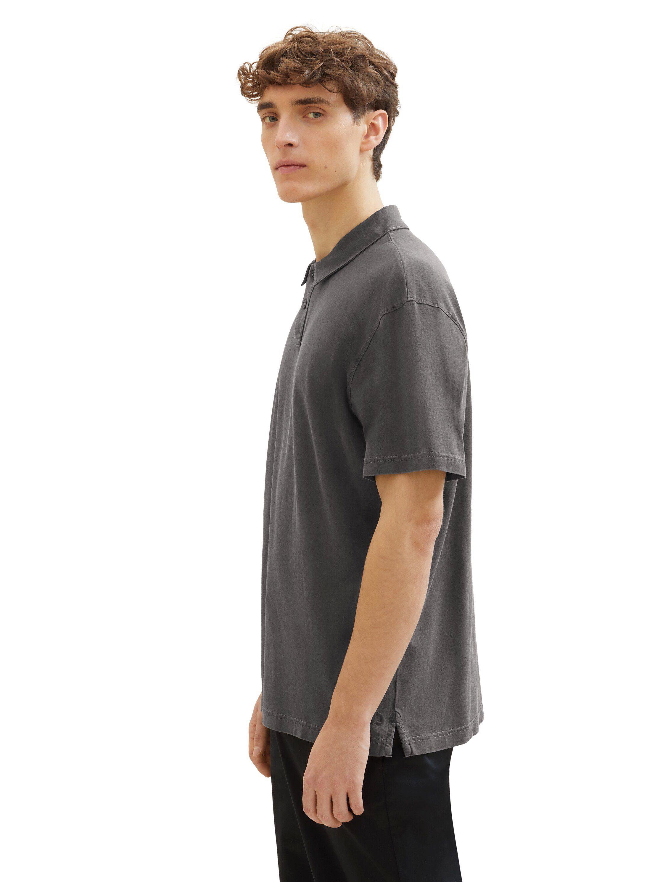 Tom Tailor Denim Poloshirt met halve knoopsluiting