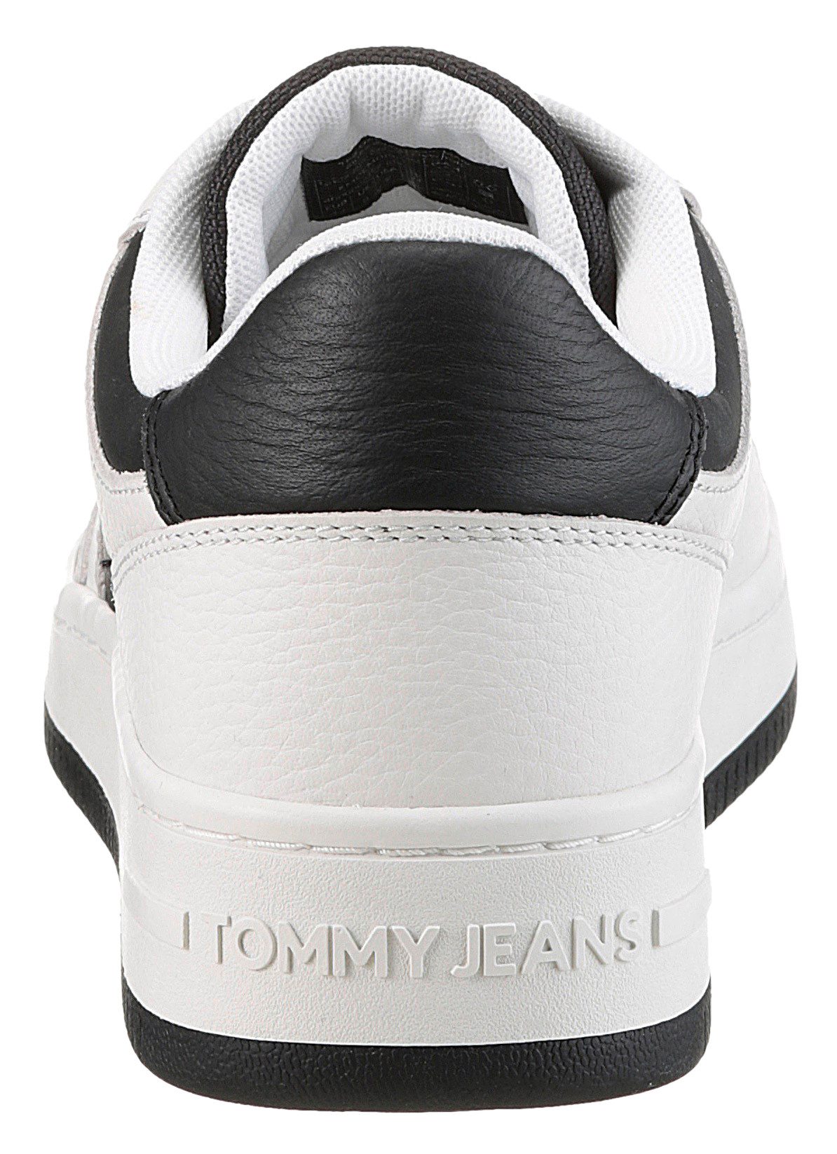 TOMMY JEANS Sneakers TJM RETRO BASKET CUPSOLE TUMBLE , vrijetijdsschoen, halfschoen, veterschoen met gepolsterde schacht