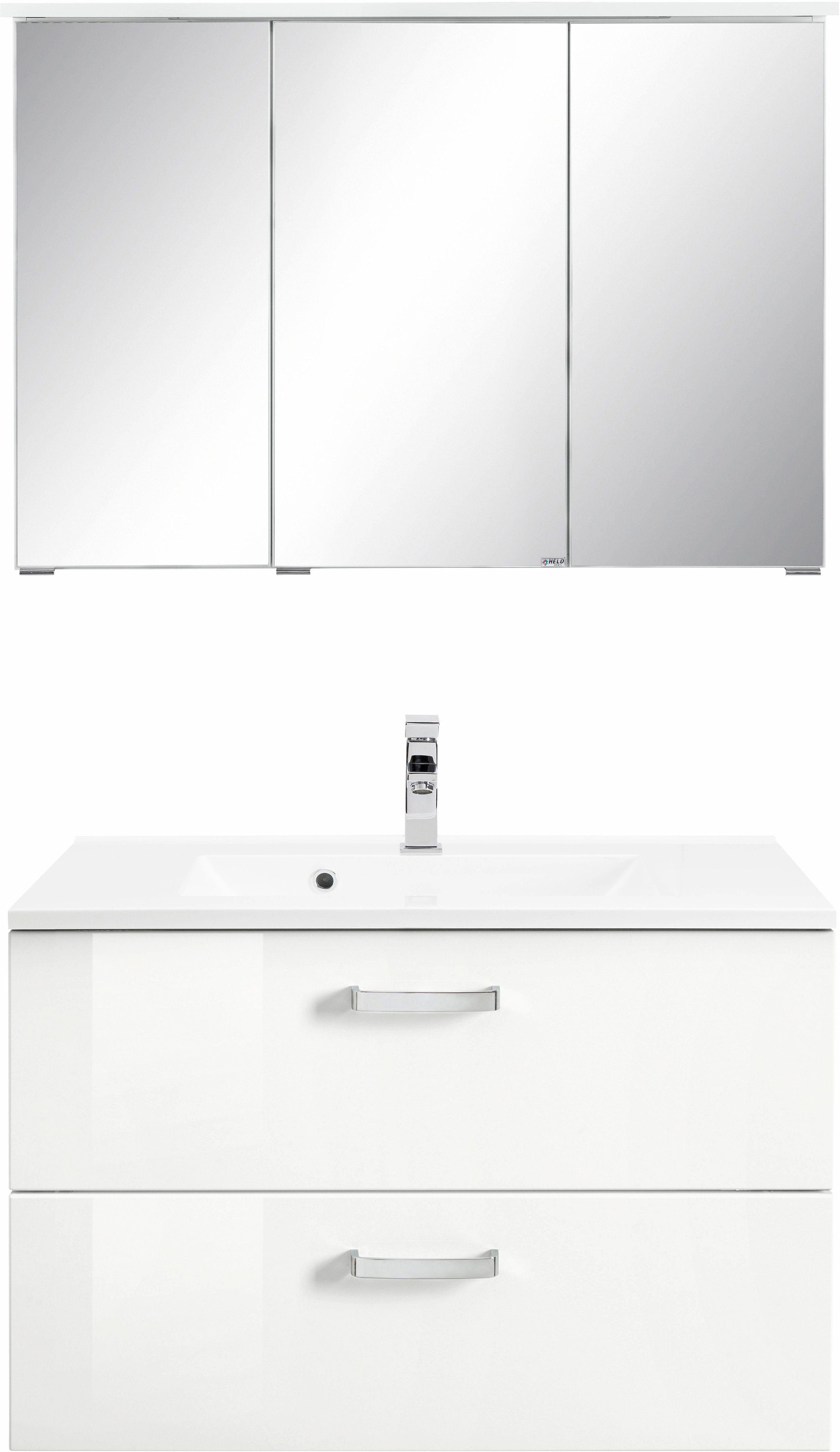welltime Badkamerserie Ravenna met soft-close functie (2-delig)