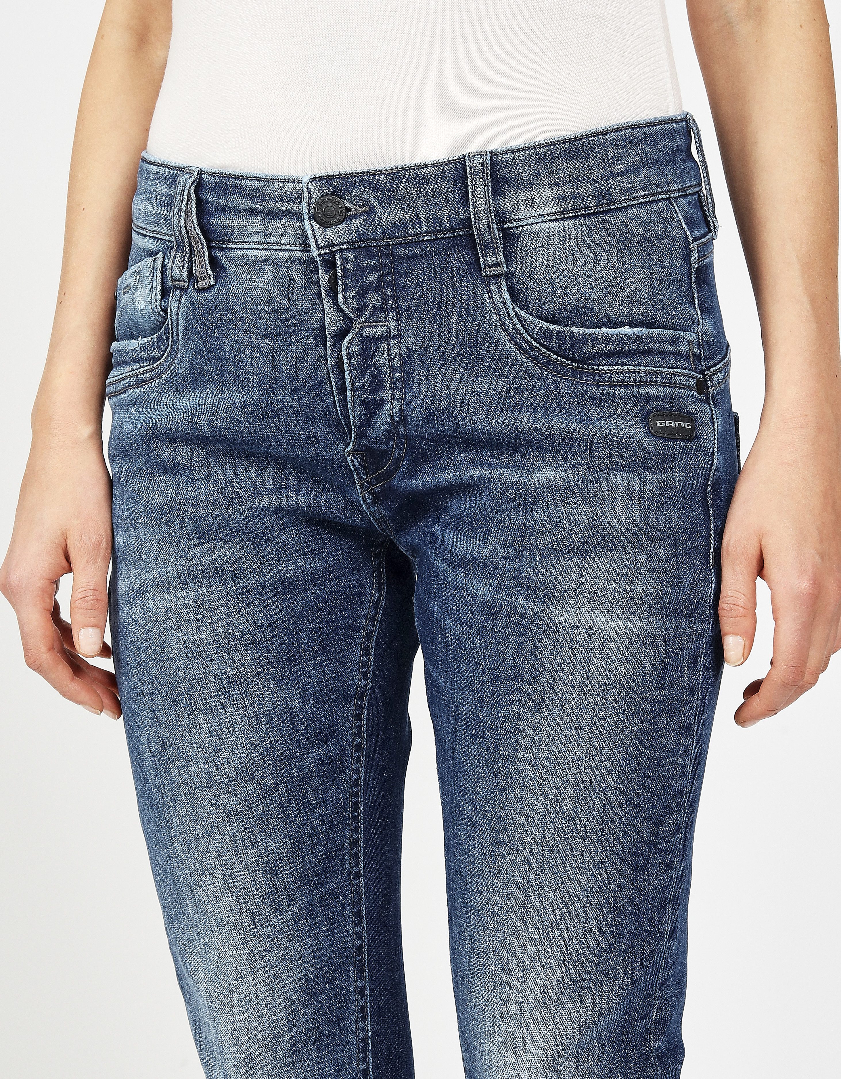 GANG 5-pocket jeans 94GERDA van sweatdenim, relaxed fit