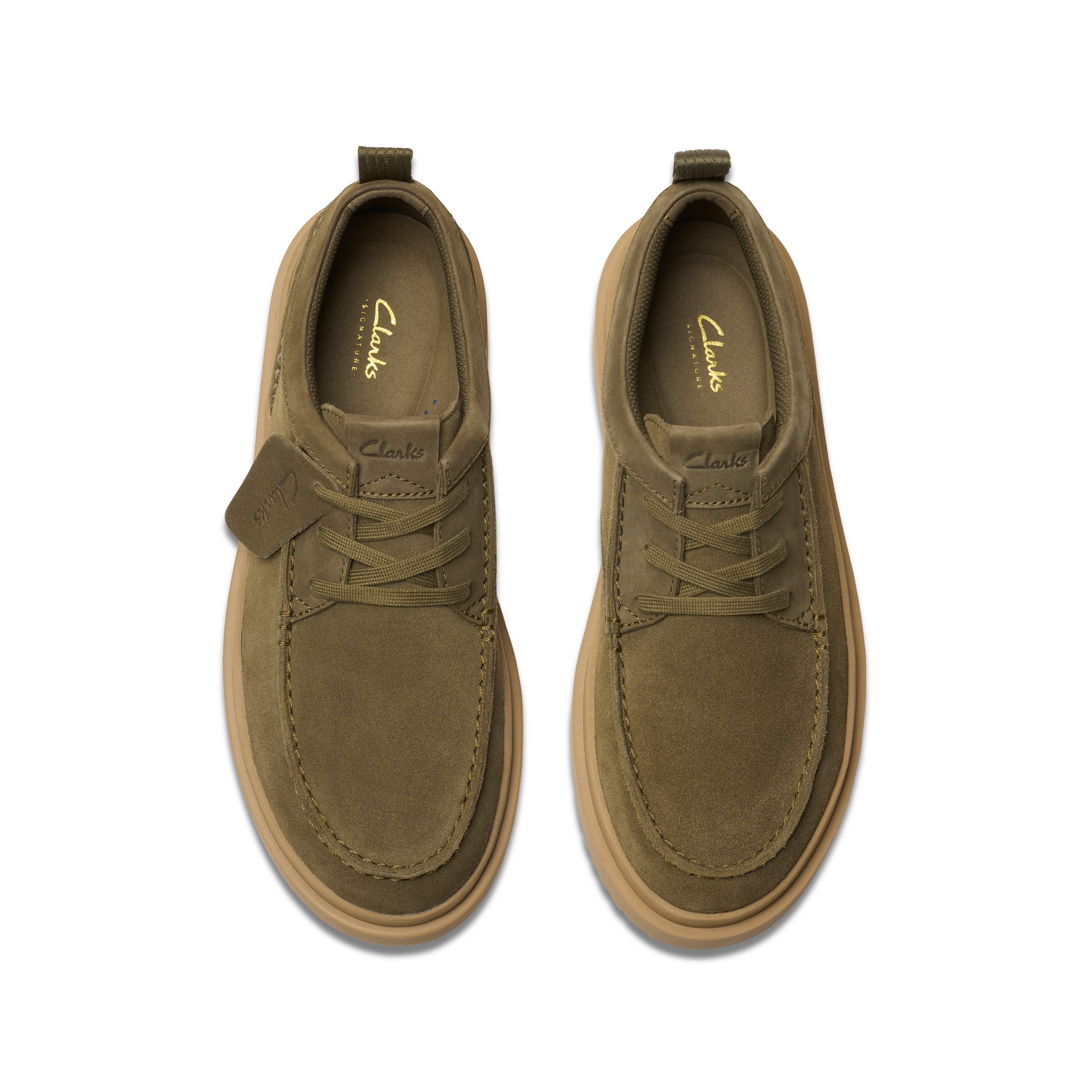 Clarks Veterschoenen Polden Moc , veterschoen, business schoen, moccasin in casual look