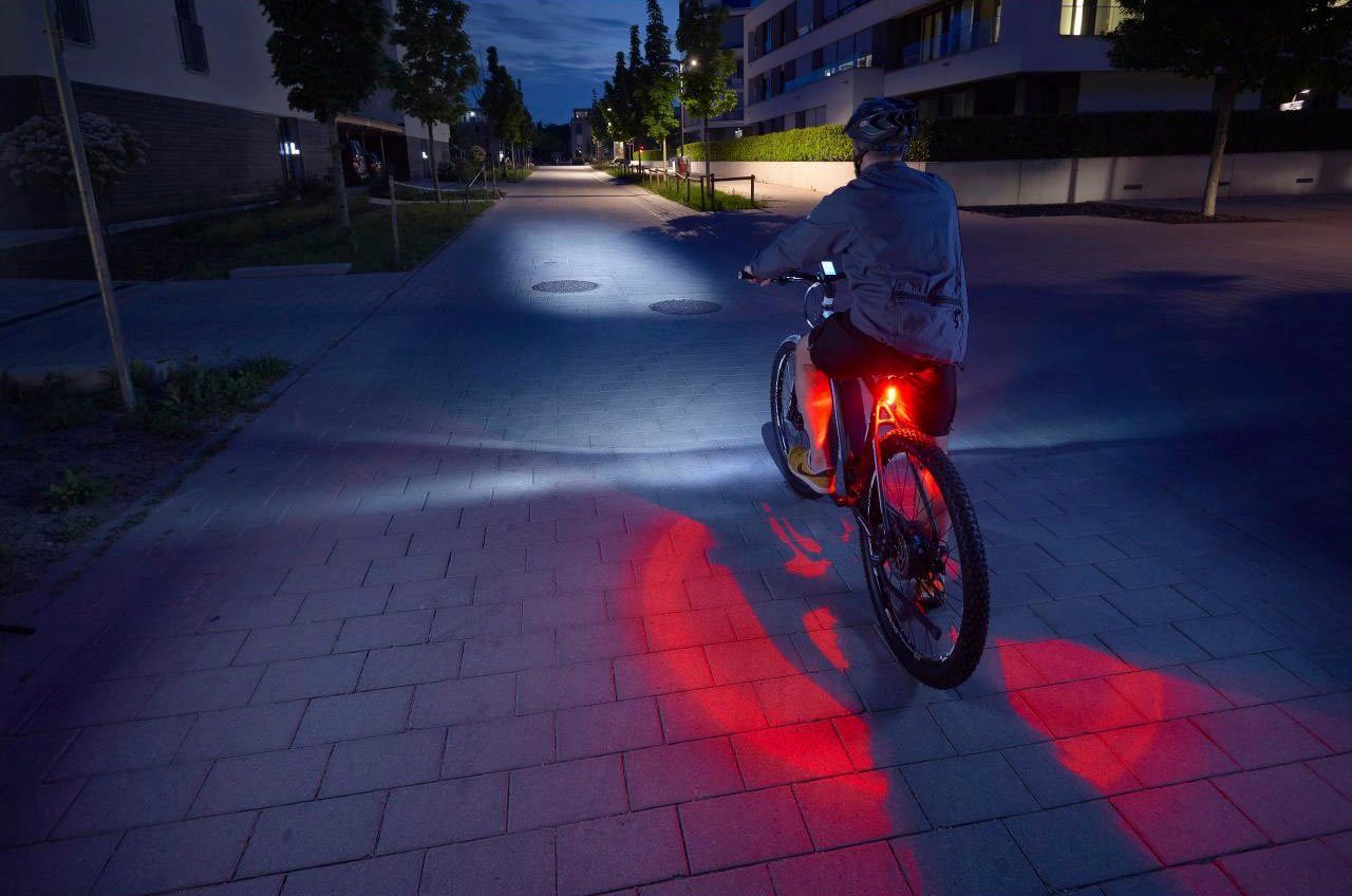 Fischer Fietsverlichting TWIN met extra vloerlamp (set, 3-delig)
