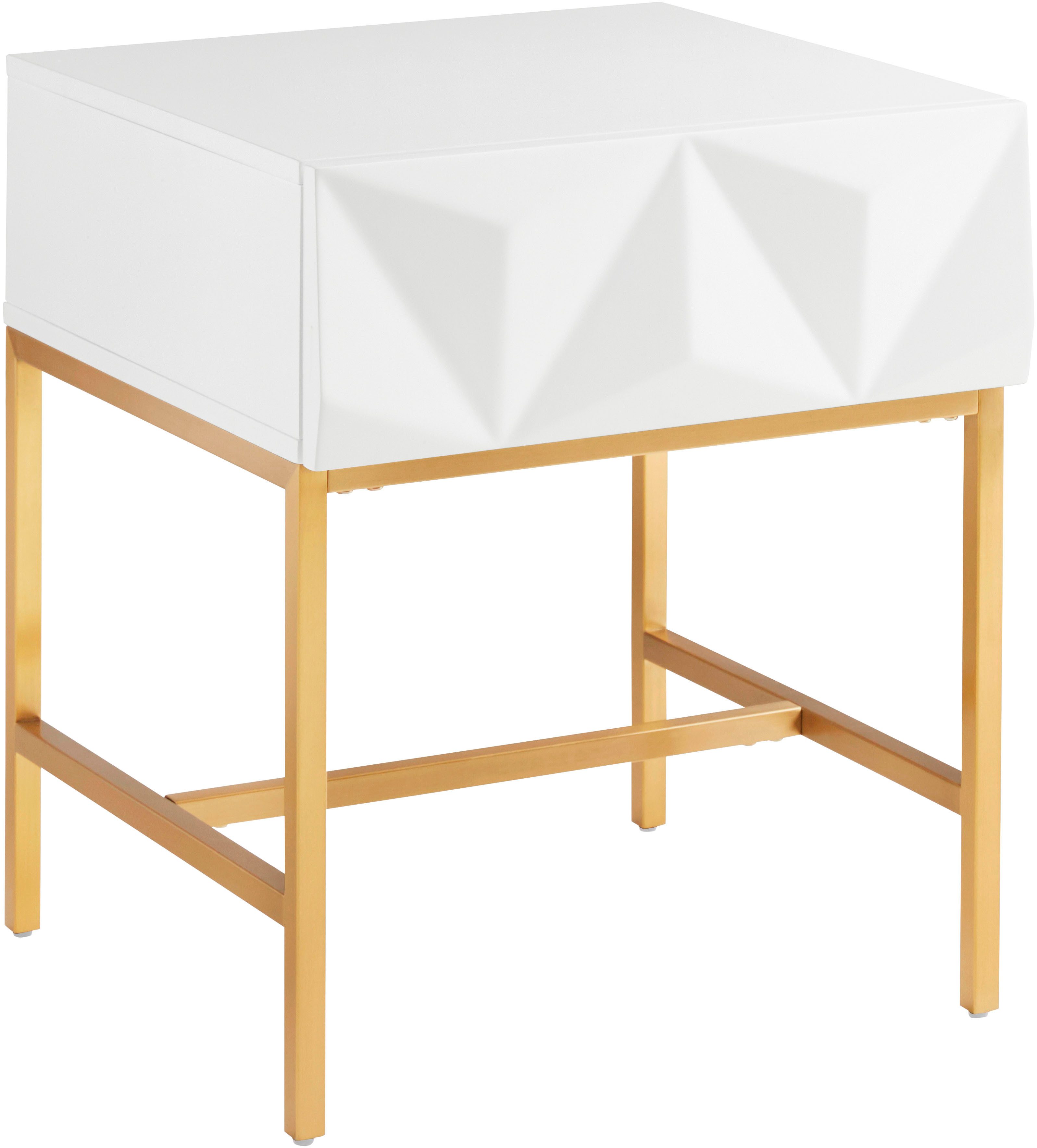 Leonique Bijzettafel Minfi, TOPSELLER!, OTTOs keuze Lade met 3D-front, ook als nachtkastje geschikt, breedte 50 cm