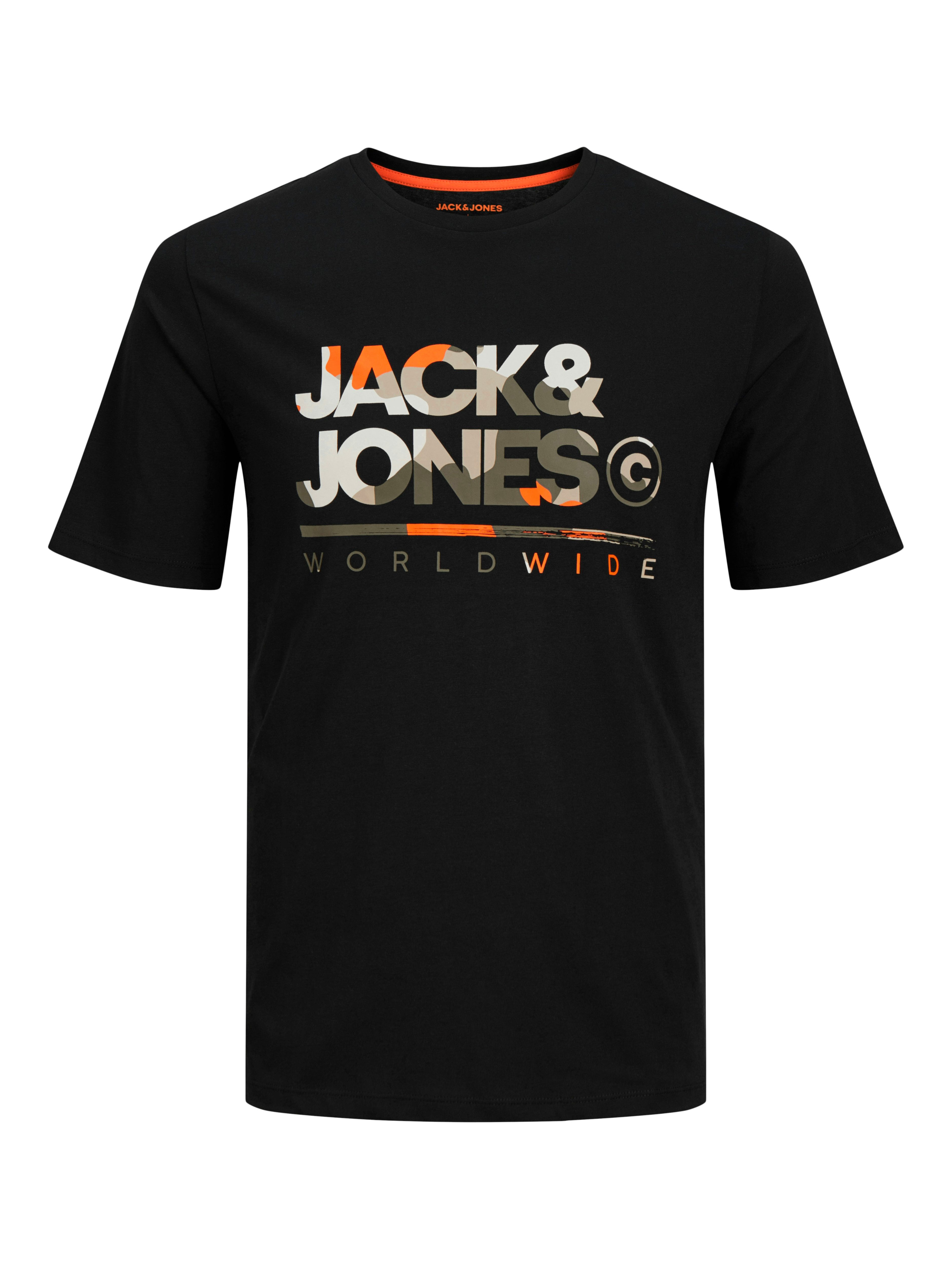 Jack & Jones Shirt met korte mouwen JJLUKE TEE SS CREW NECK 5PK MP (set, 5-delig)