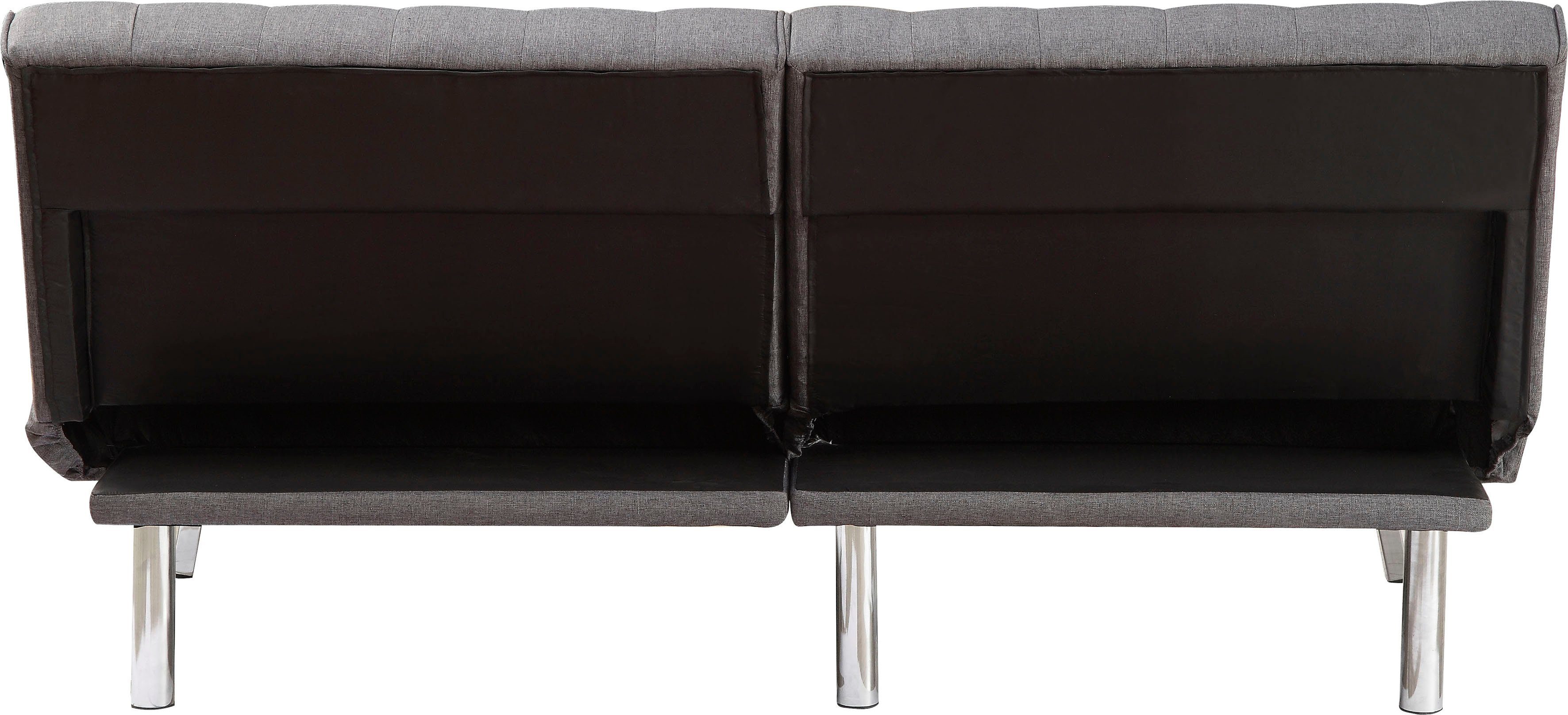 ATLANTIC home collection Bank Pierre met verstelbare rugleuning, met golfvering