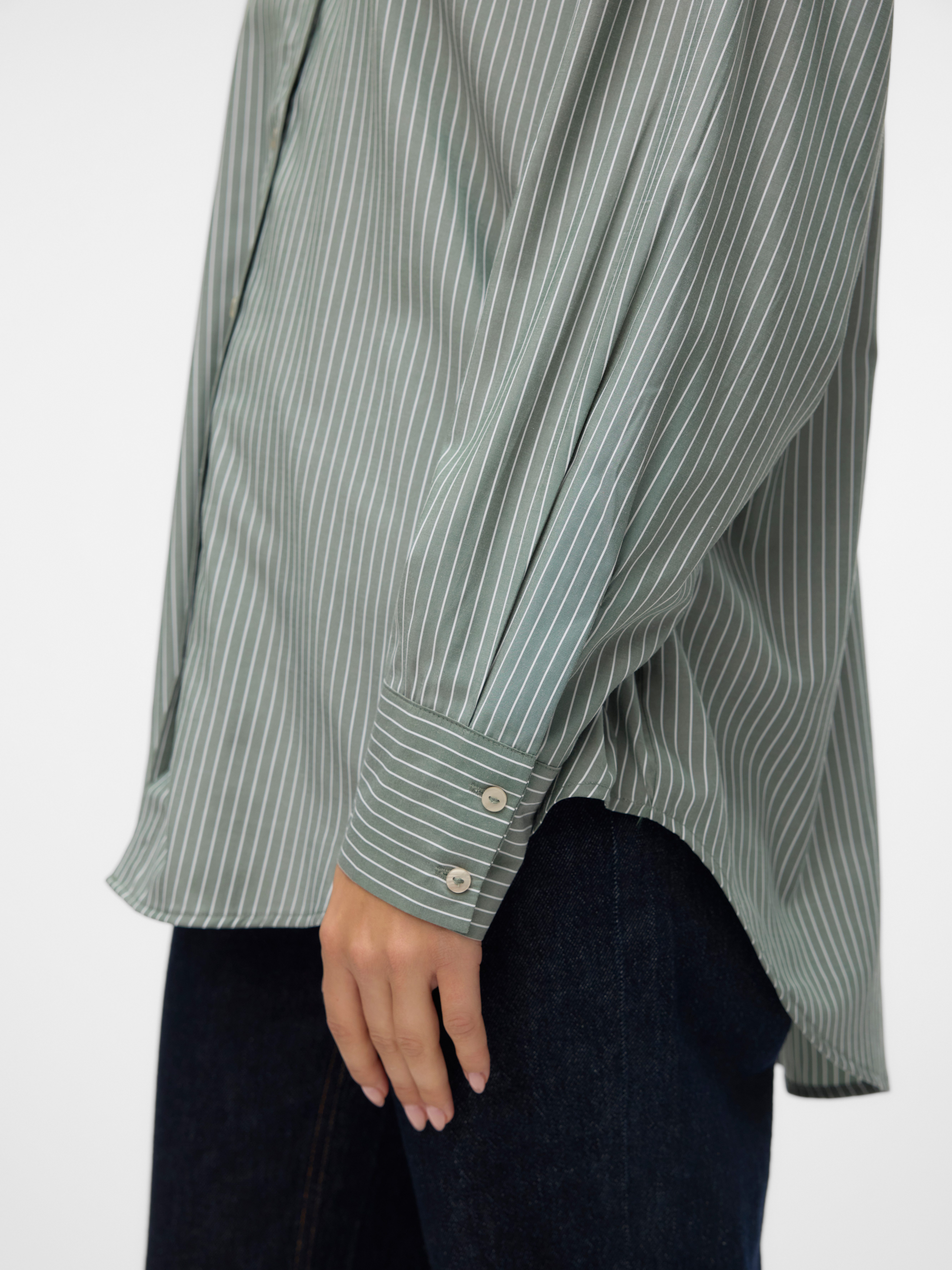 Vero Moda Blouse met lange mouwen VMNORA LS OVERSIZE SHIRT WVN GA NOOS