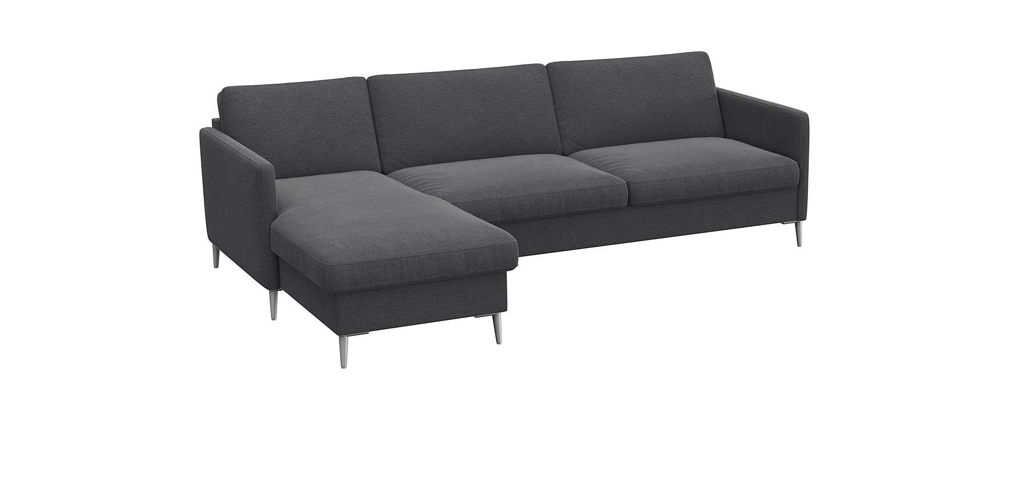 FLEXLUX Hoekbank Fiore, L-vorm, comfortabel en aangenaam door hoogwaardige zitopbouw