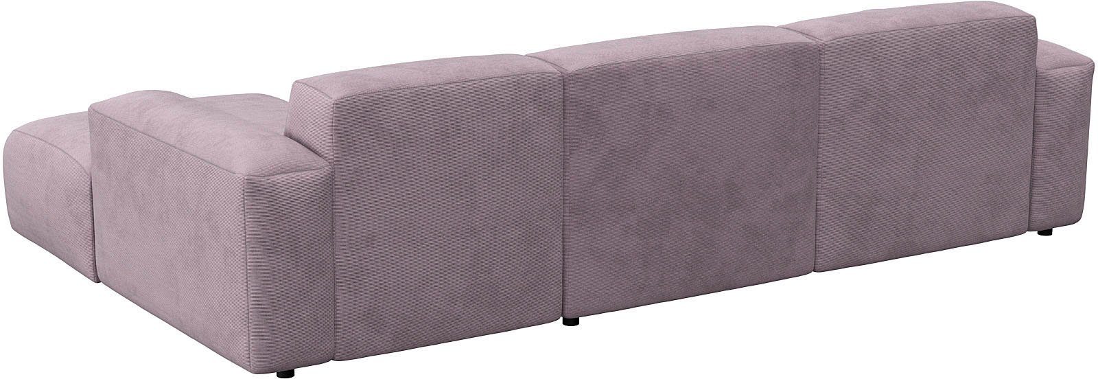 FLEXLUX Hoekbank Lucera comfortabel en comfortabel door hoogwaardige zitconstructie, L-vorm