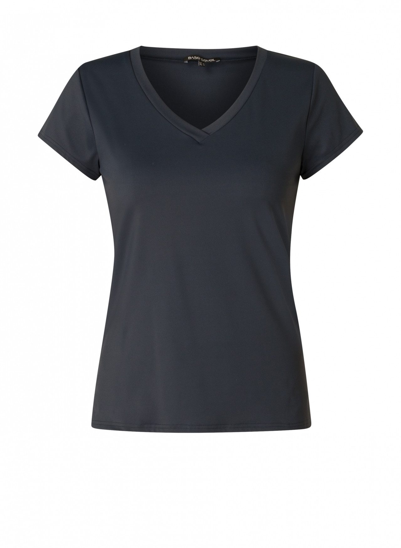 Base Level T-shirt Tilly met v-hals
