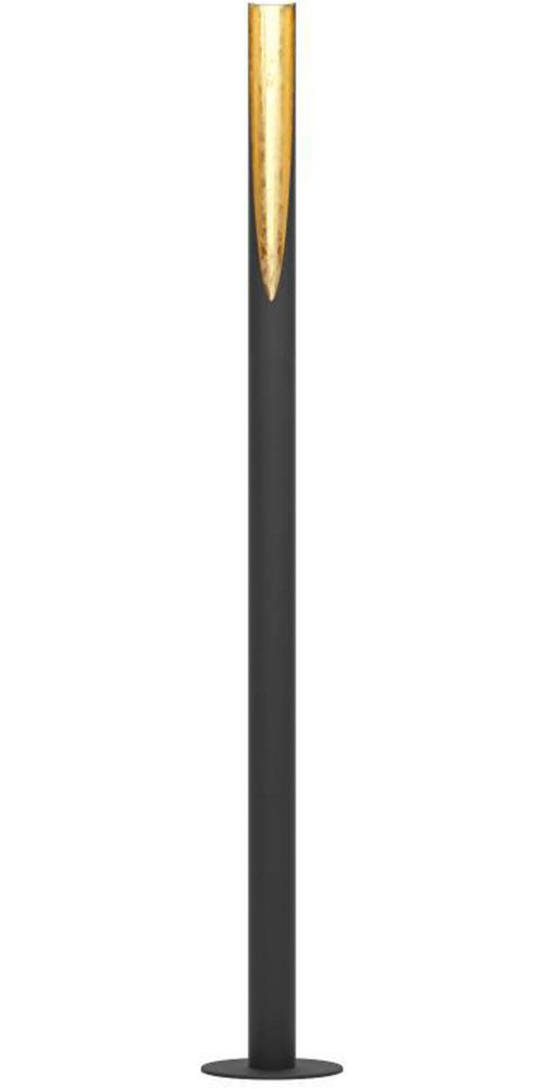 EGLO Staande ledlamp BARBOTTO zwart, goudkleur / ø6 x h137 cm / inclusief 1x gu10 (elk 4,5w) / warmwit