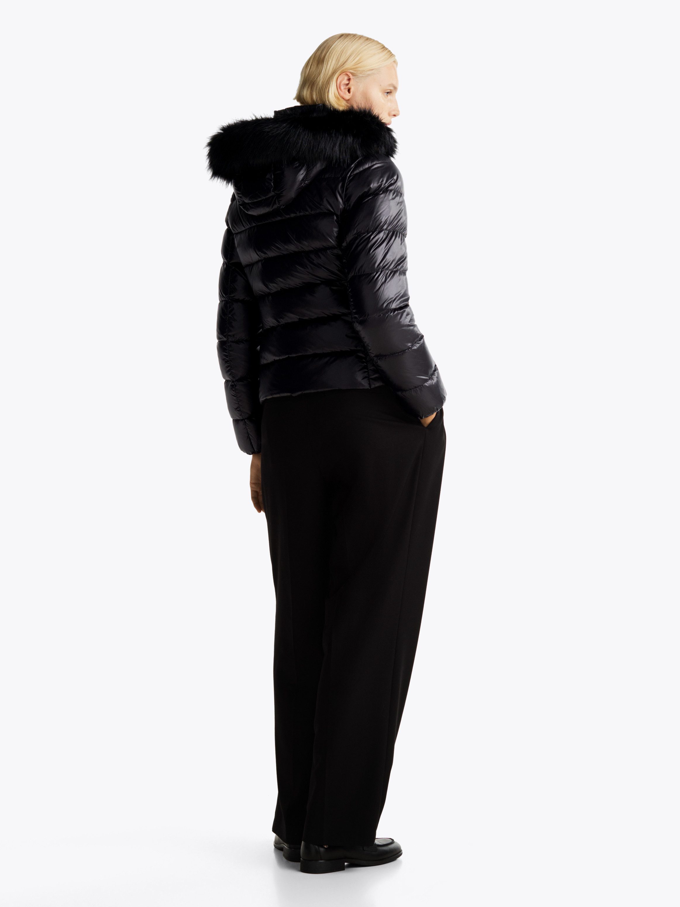 Tommy Hilfiger Gewatteerde jas met gestempeld logo