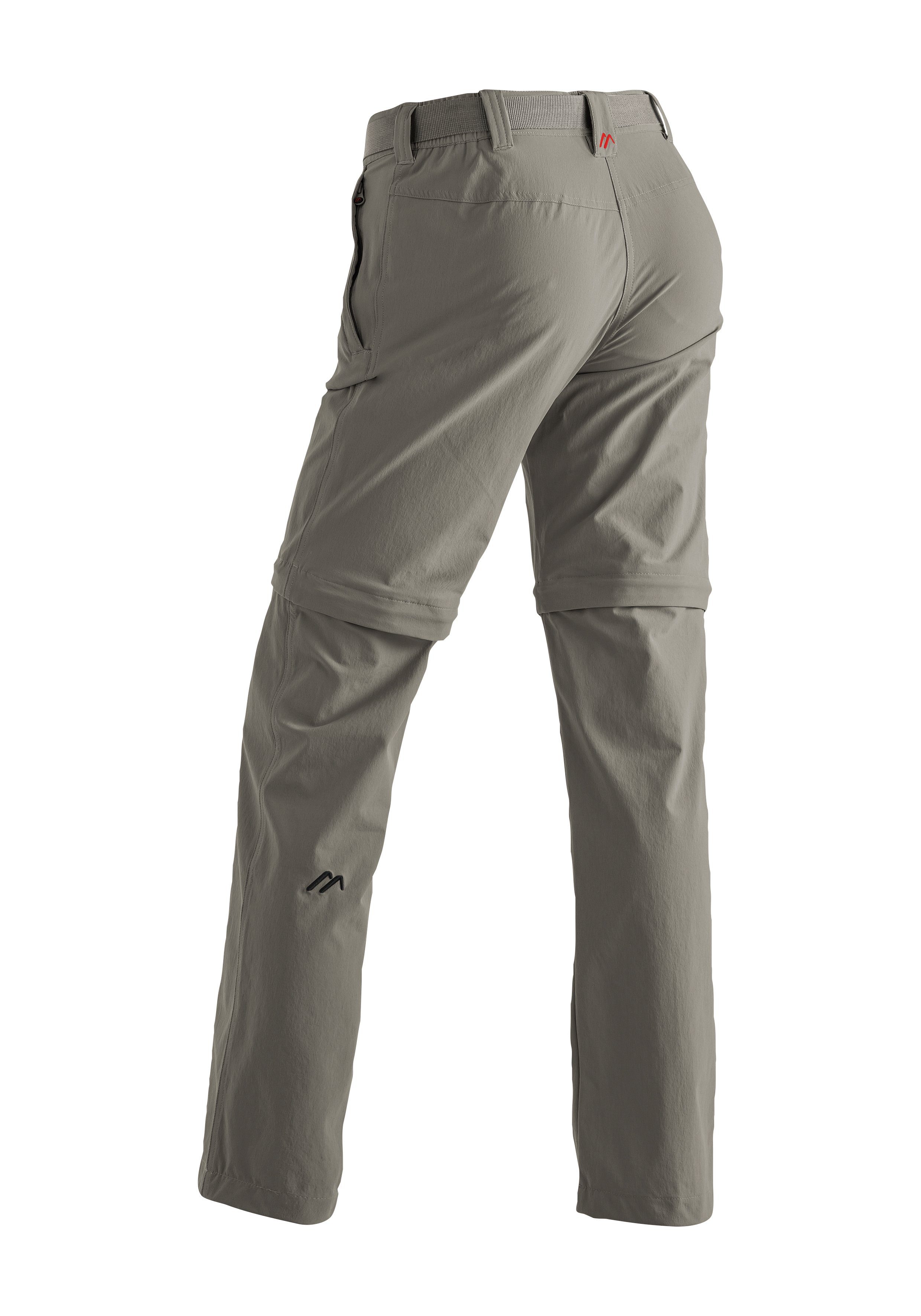 Maier Sports Functionele broek Nata 2 Dames wandelbroek, afritsbare outdoorbroek, 3 zakken, regular fit