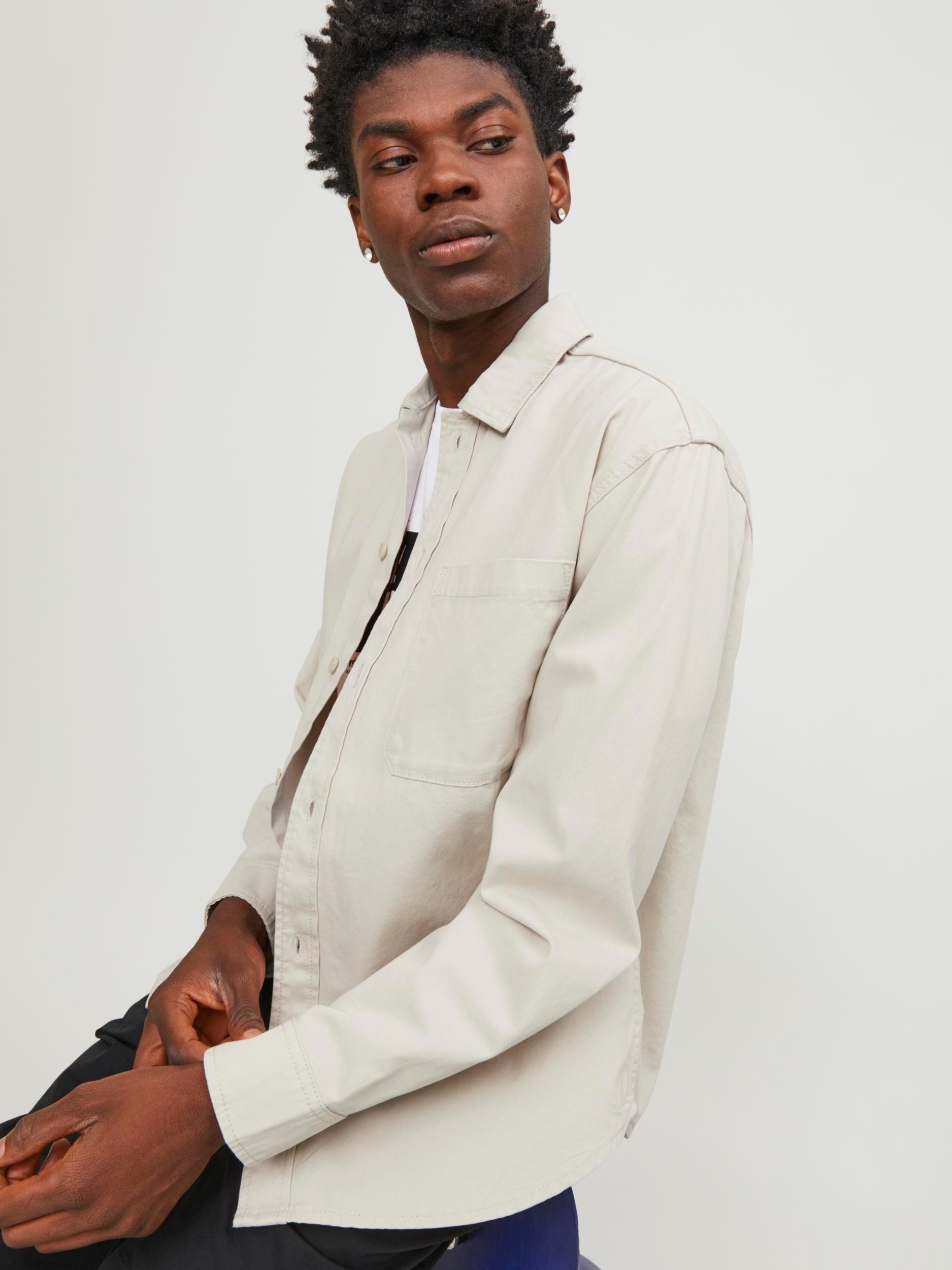 Jack & Jones Overhemd met lange mouwen JCOCOLLECTIVE ZAC OVERSHIRT LS SN
