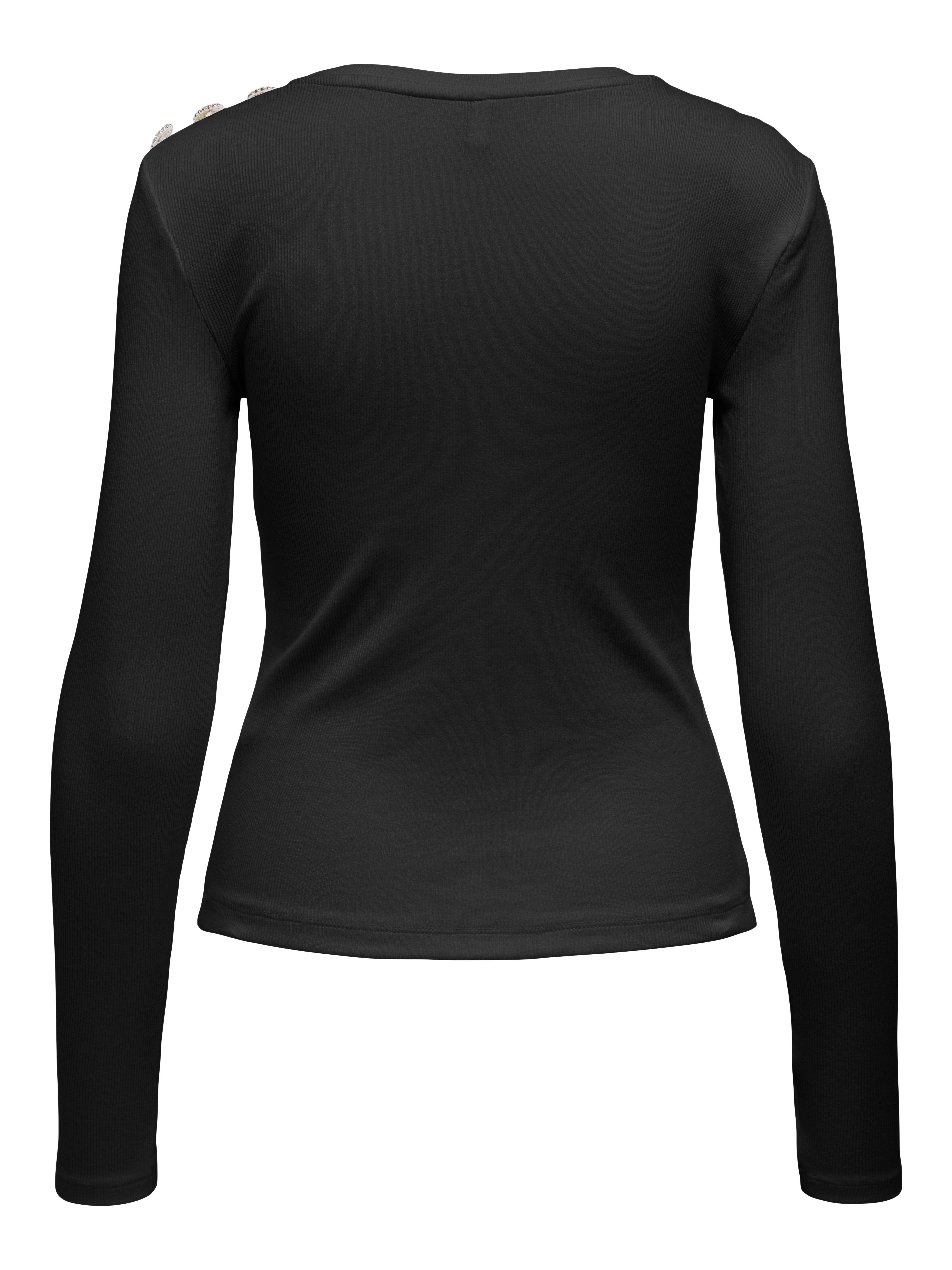 Only Shirt met lange mouwen ONLCHECKIE LIFE L/S TOP BOX JRS