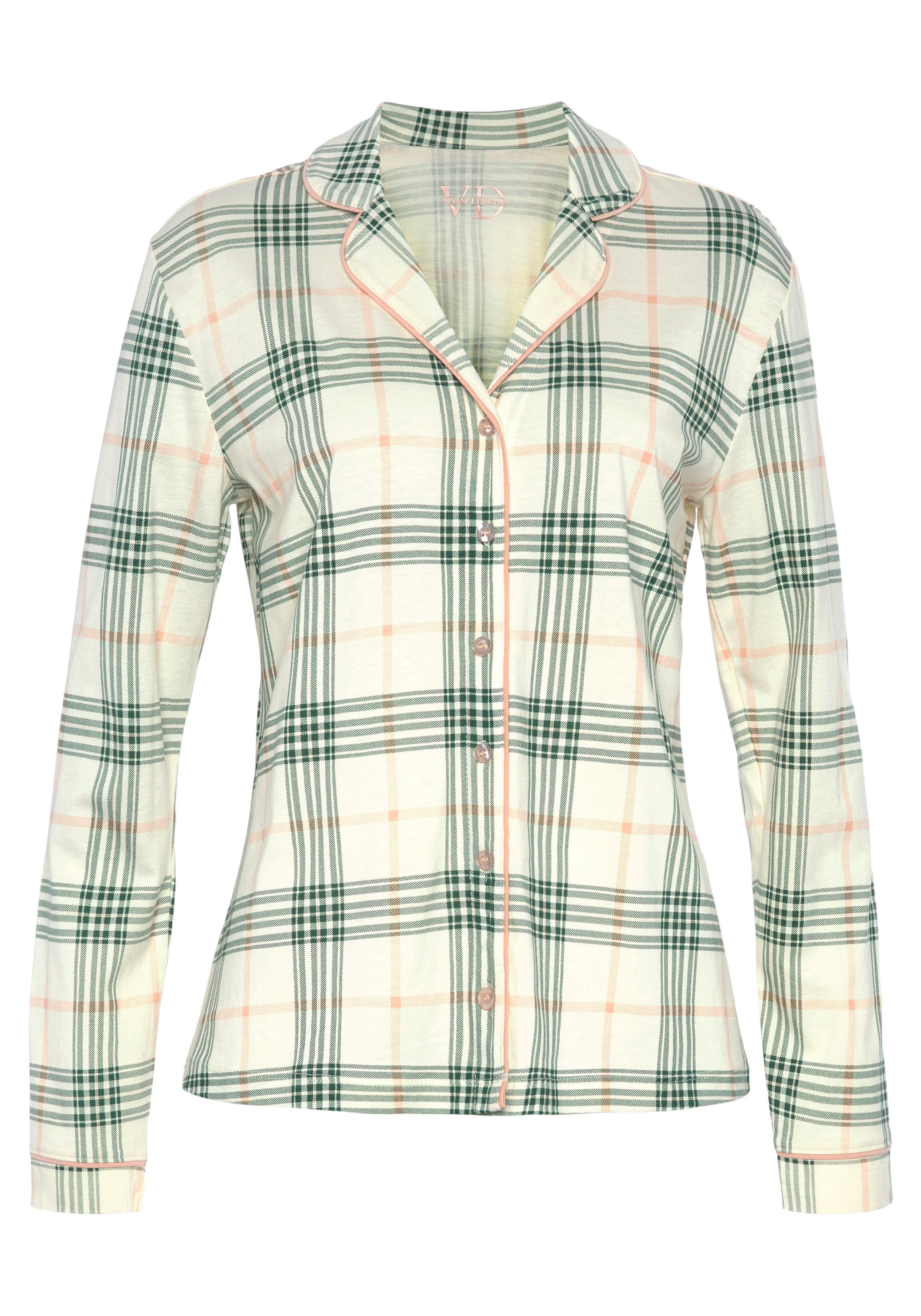 Vivance Dreams Pyjama in klassiek model (2-delig)