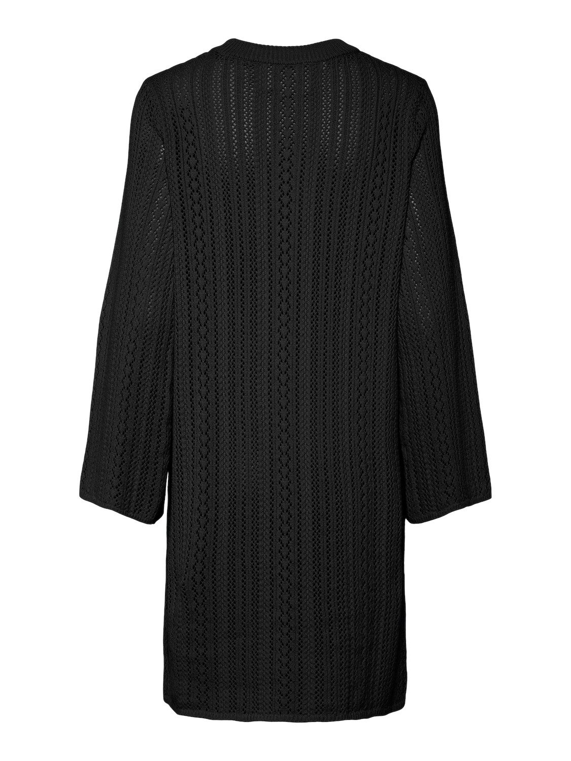 pieces Gebreide jurk PCNUKA LS O-NECK KNIT DRESS NOOS BC