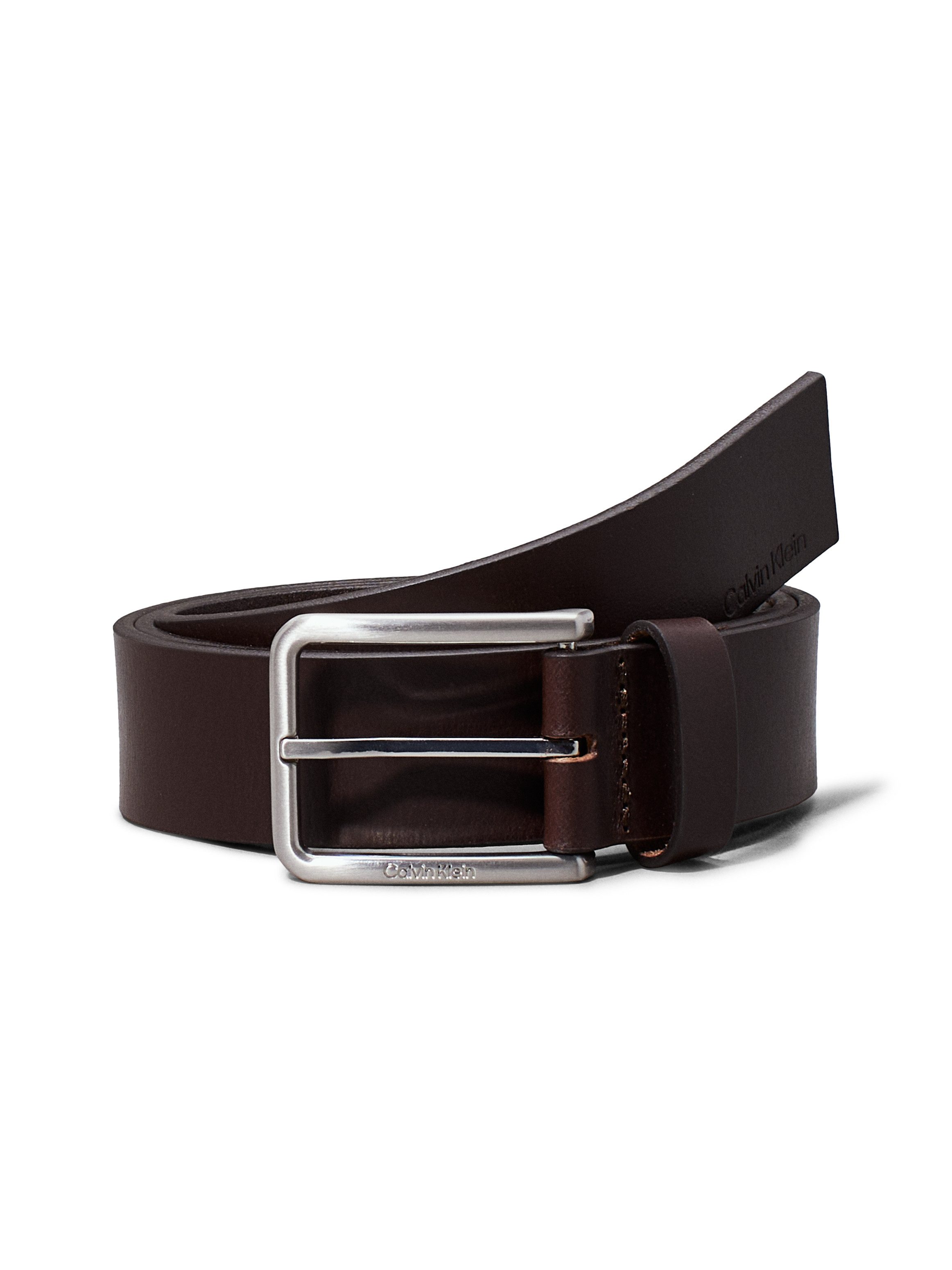 Calvin Klein Leren riem uit geolied nerfleer