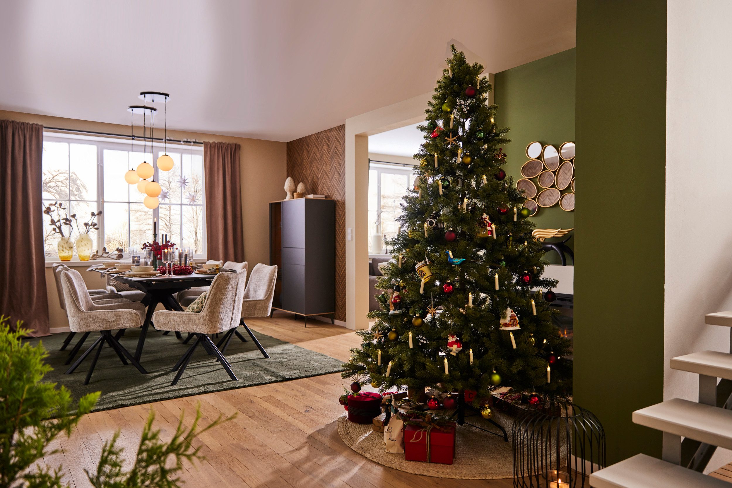 Creativ deco Kunstkerstboom Kerstversiering buiten, kunstkerstboom, dennenboom