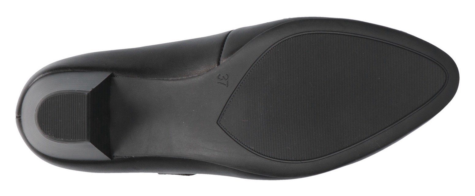 Caprice Gesppumps avondschoen, feestelijke schoen, trechterhak met klittenband
