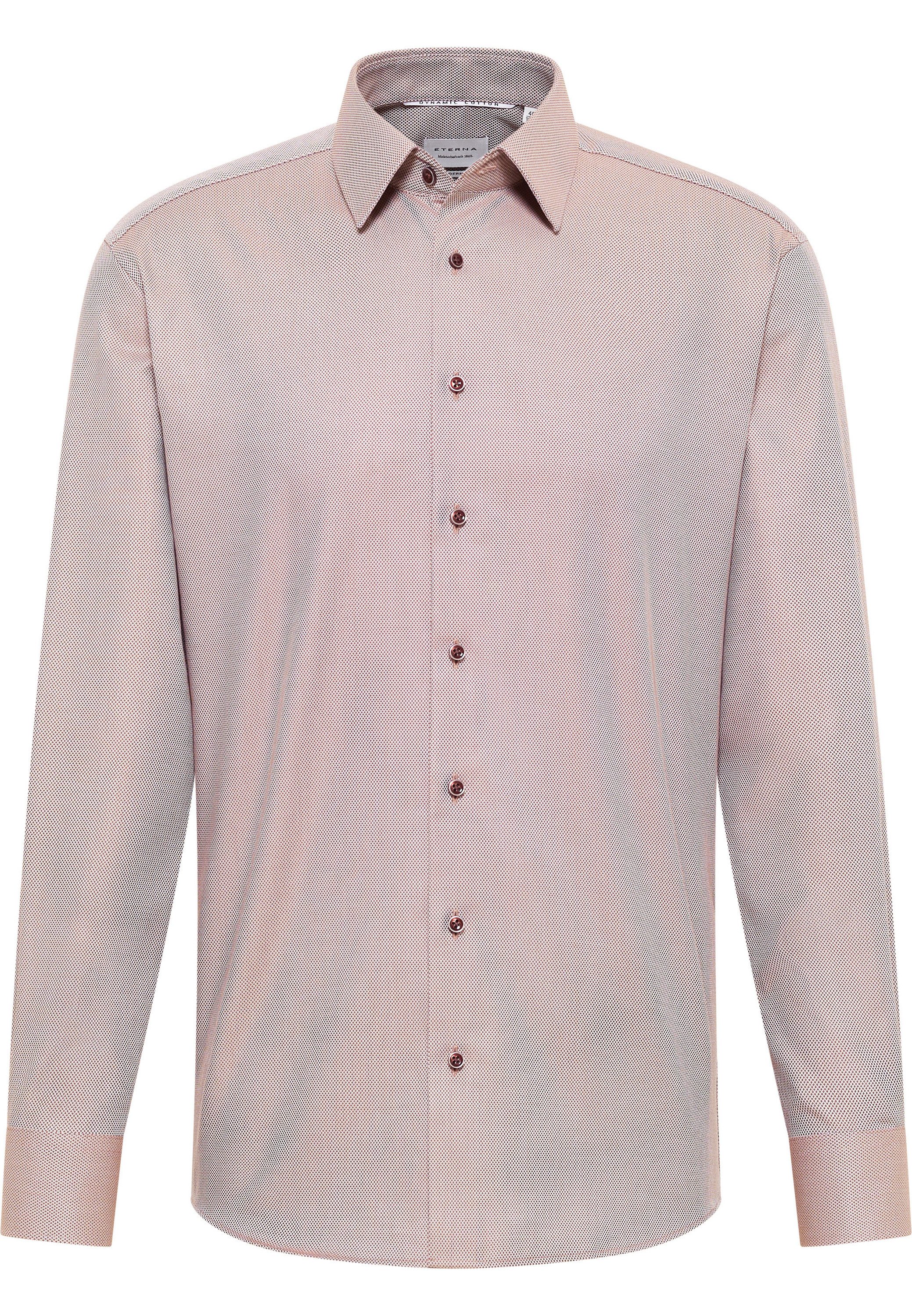 Eterna Overhemd met lange mouwen MODERN FIT NON IRON (strijkvrij)