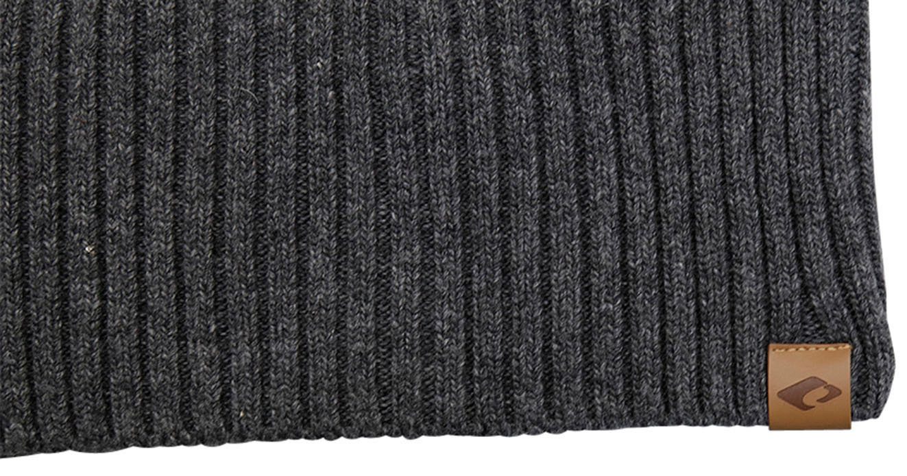chillouts Beanie Justin Hat met chillouts-logo aan de zoom