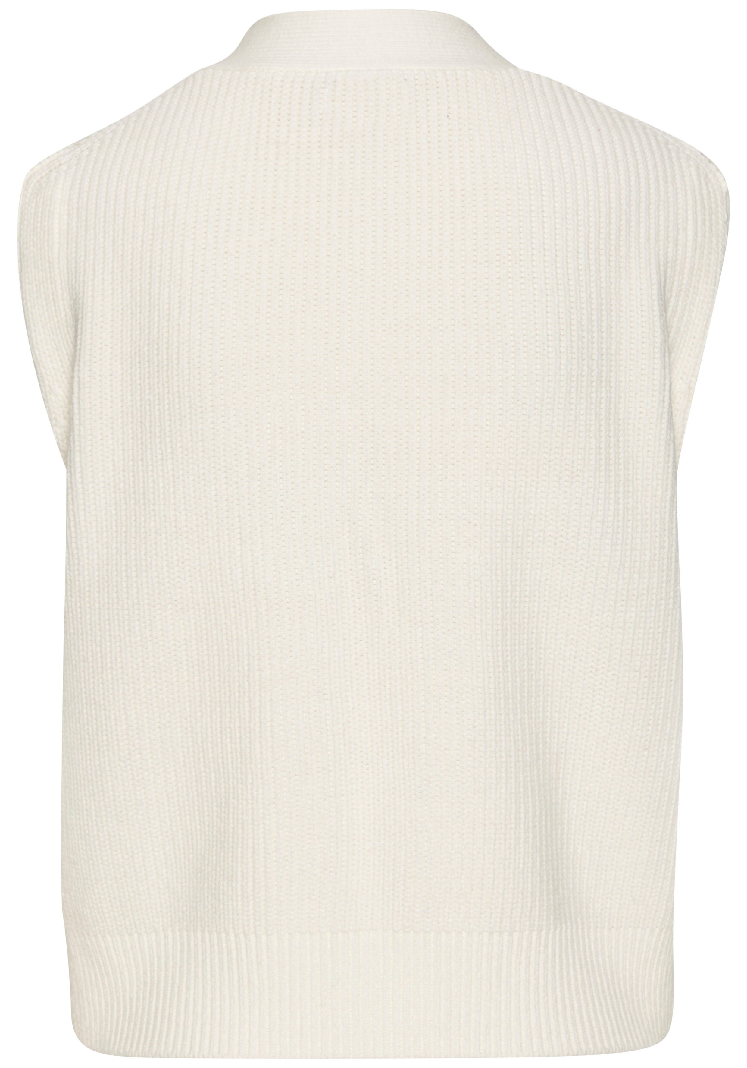Lascana Mouwloos vest met goudkleurige knopen, pullunder, modieus