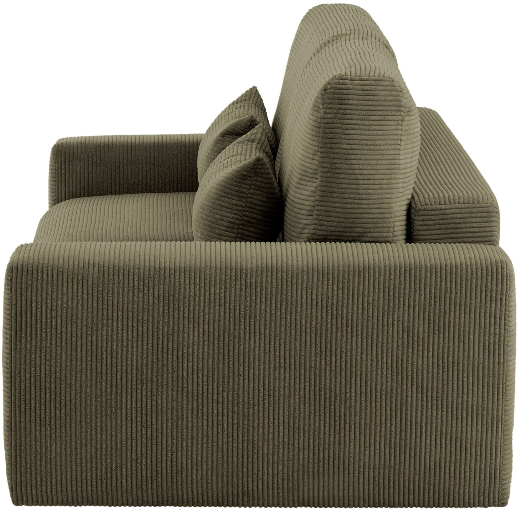 LeGer Home by Lena Gercke Slaapbank Imoga, kussen met slaapfunctie, 3-zits bank, bank met bedlade in moderne kleuren en stoffen, bedfunctie, ligoppervlak: 200x150 cm