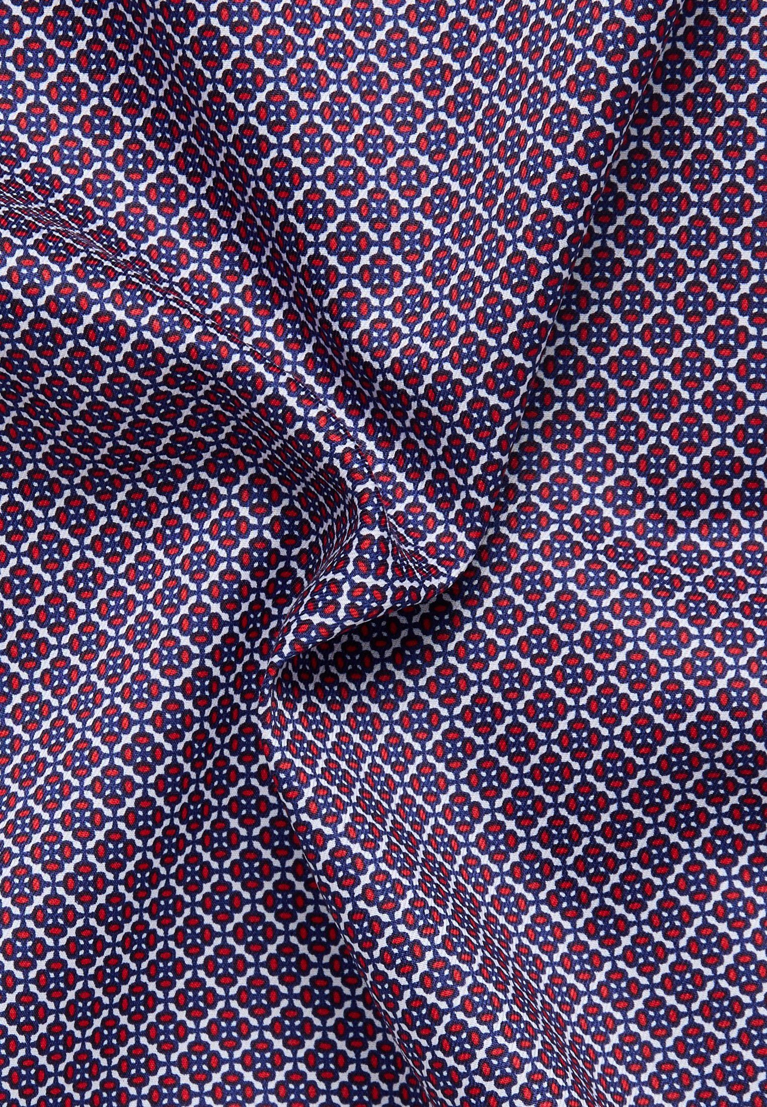 Eterna Overhemd met korte mouwen Slim fit NON IRON (strijkvrij)