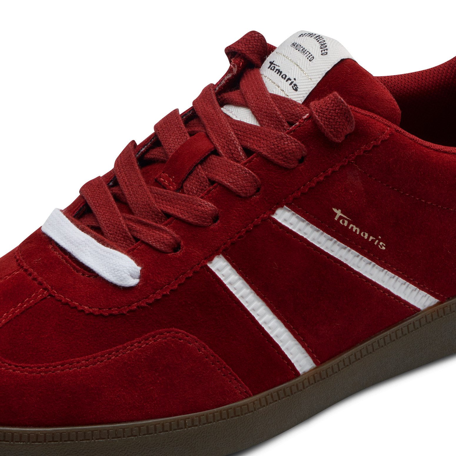 Tamaris Plateausneakers , vrijetijdsschoen, halfschoen, veterschoen met gepolsterde schacht
