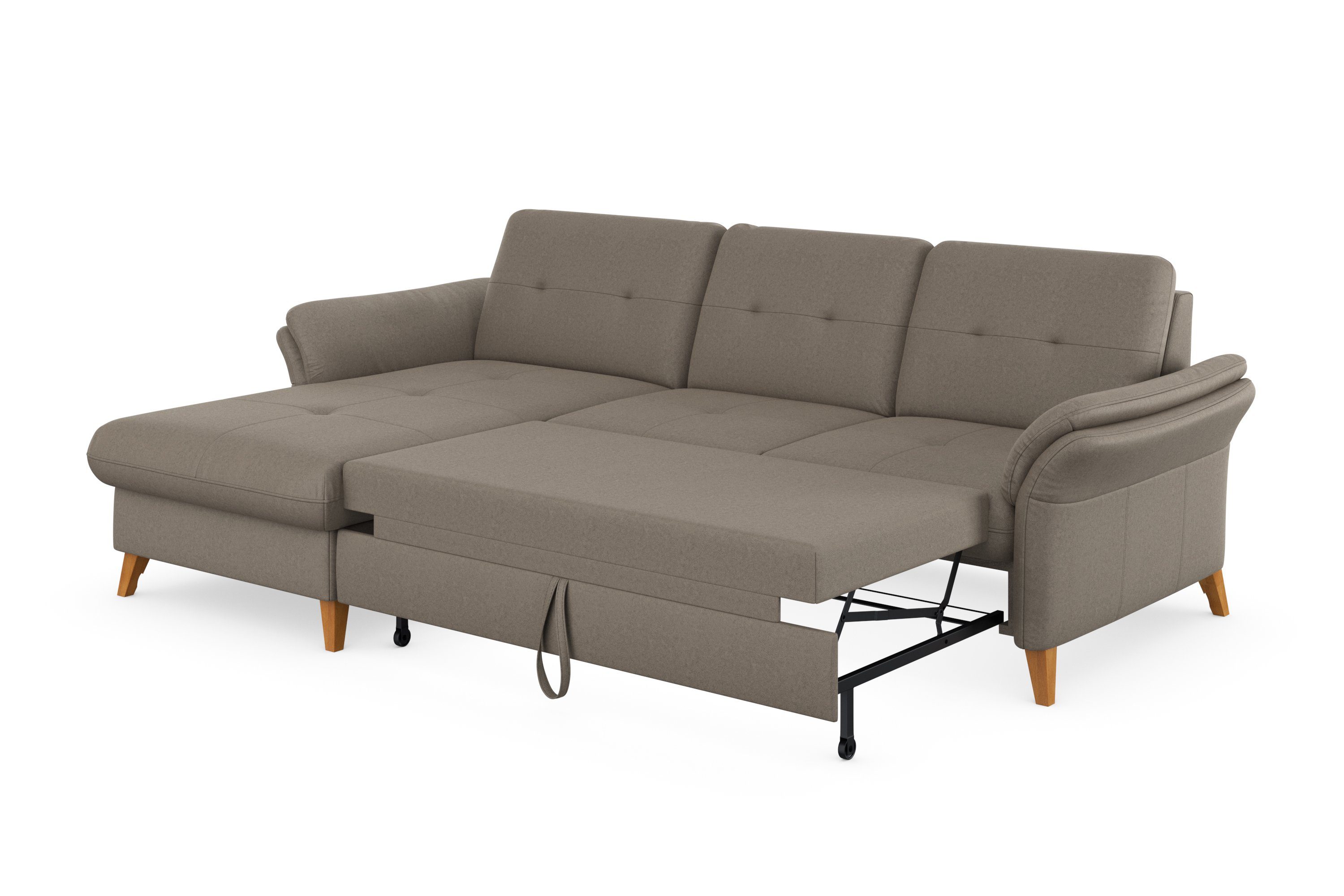 sit&more Hoekbank Göteborg Zitdiepteverstelling en binnenvering, naar keuze met slaapfunctie
