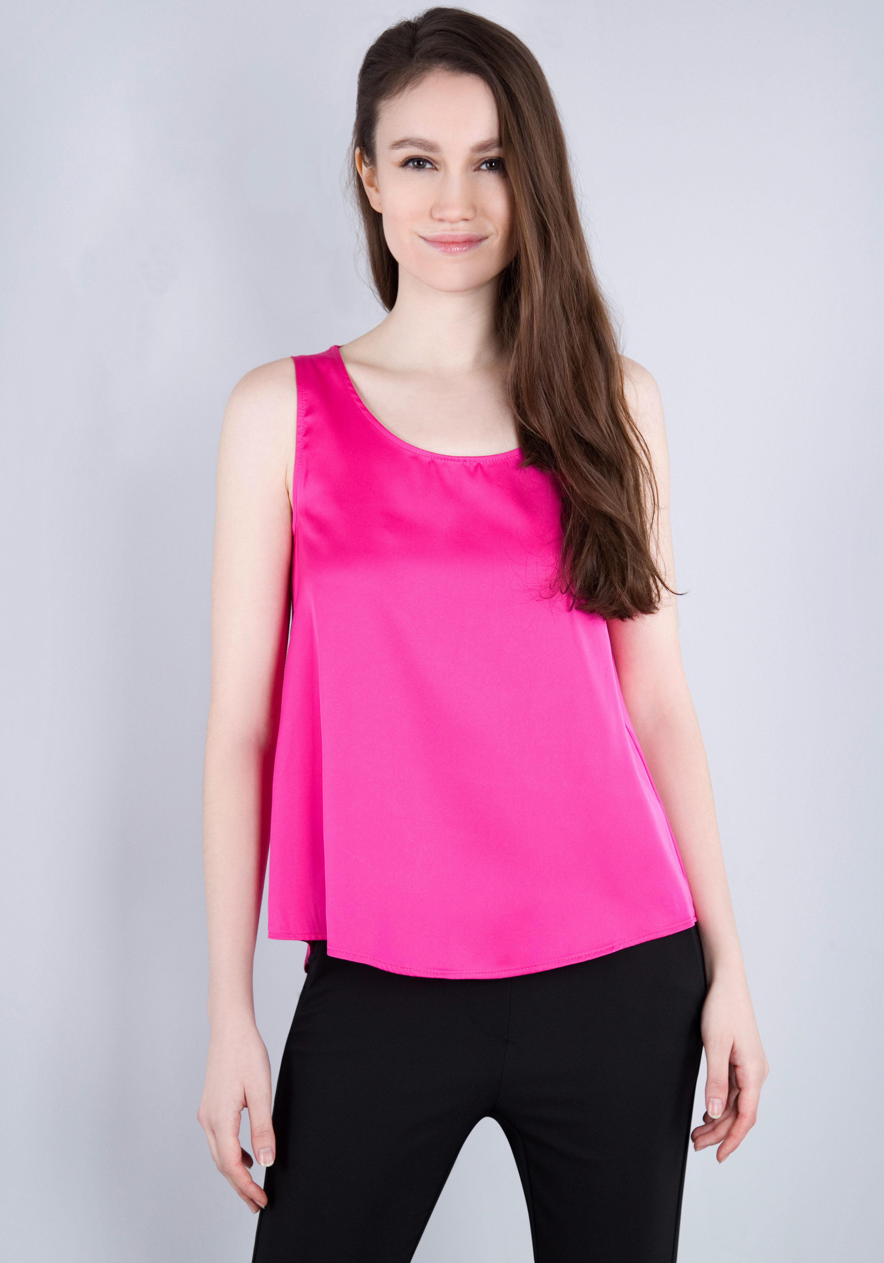 IMPERIAL Top in glanzende satijnkwaliteit
