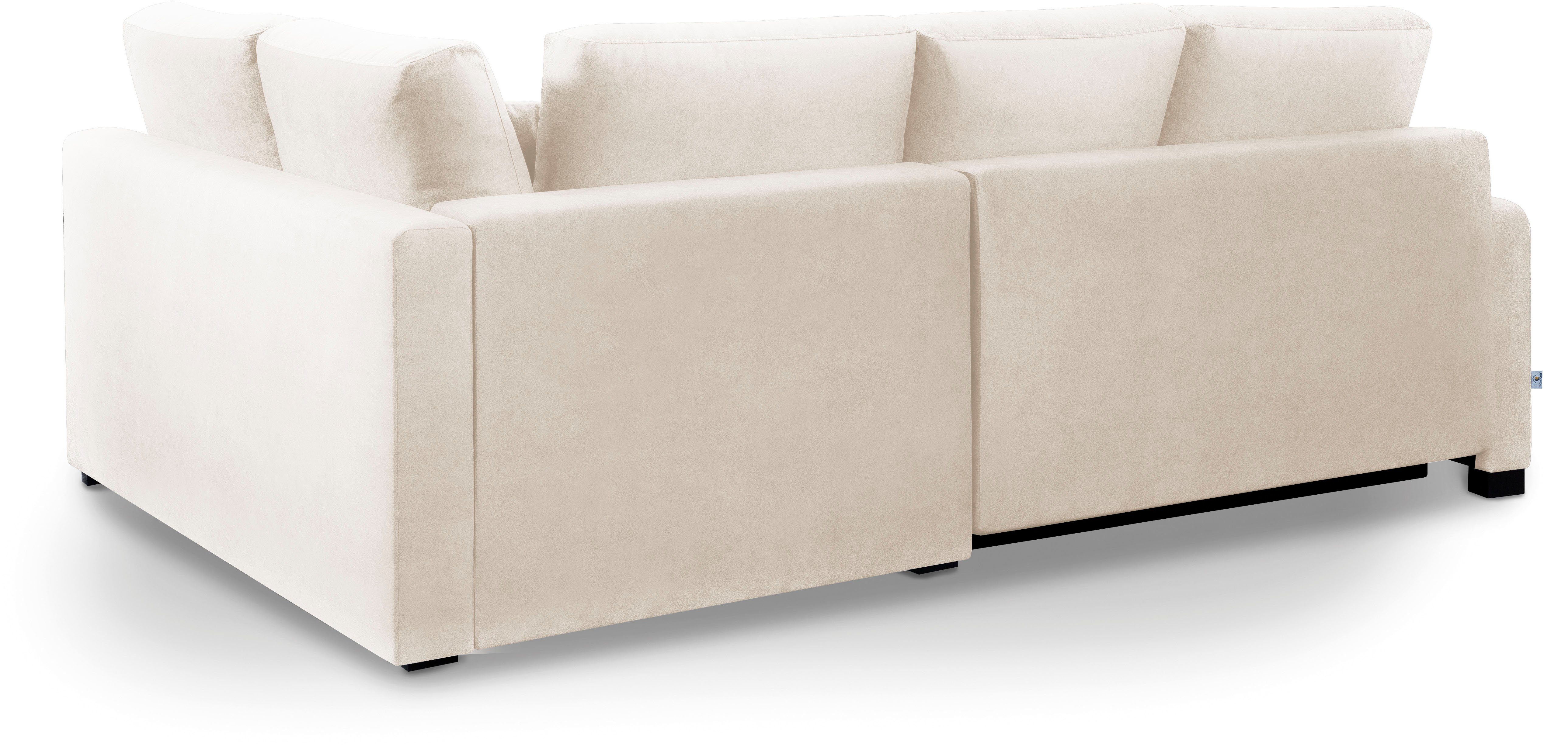 exxpo - sofa fashion Hoekbank Chester, boxspring pocketvering bekleding voor comfortabeler zitcomfort (2-delig)