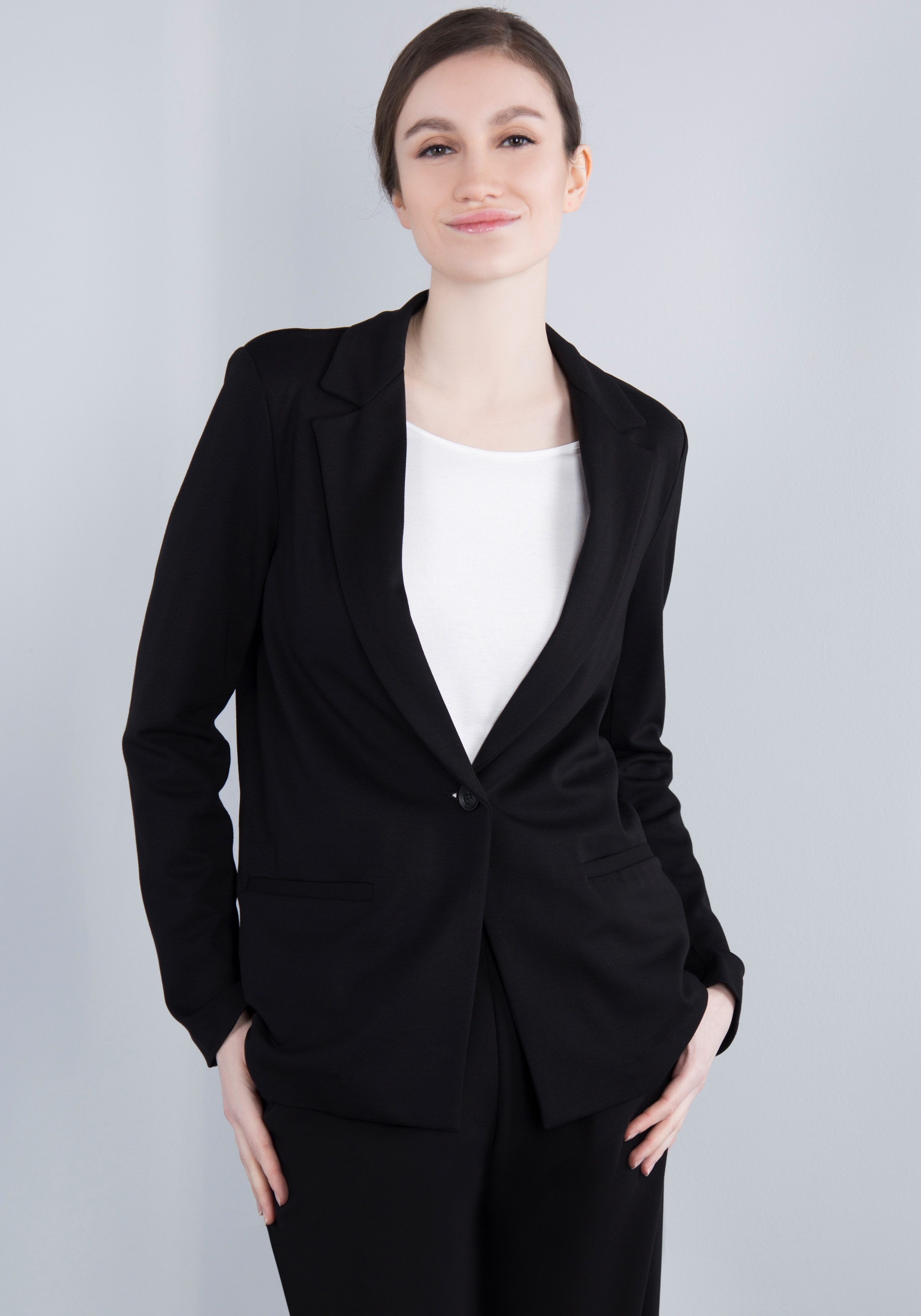 IMPERIAL Lange blazer met stretch