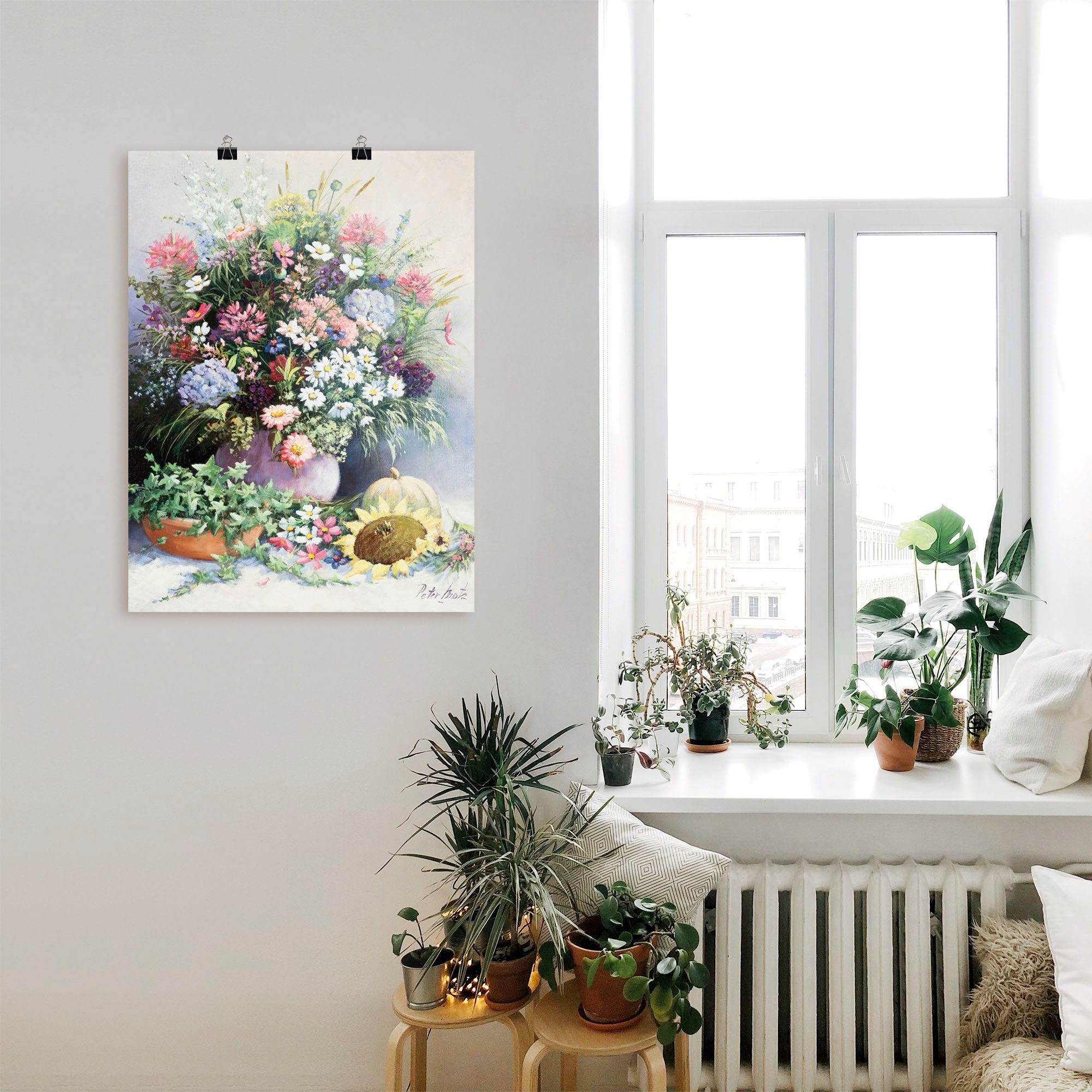 Artland Artprint Seizoenen warmte als artprint op linnen, poster in verschillende formaten maten