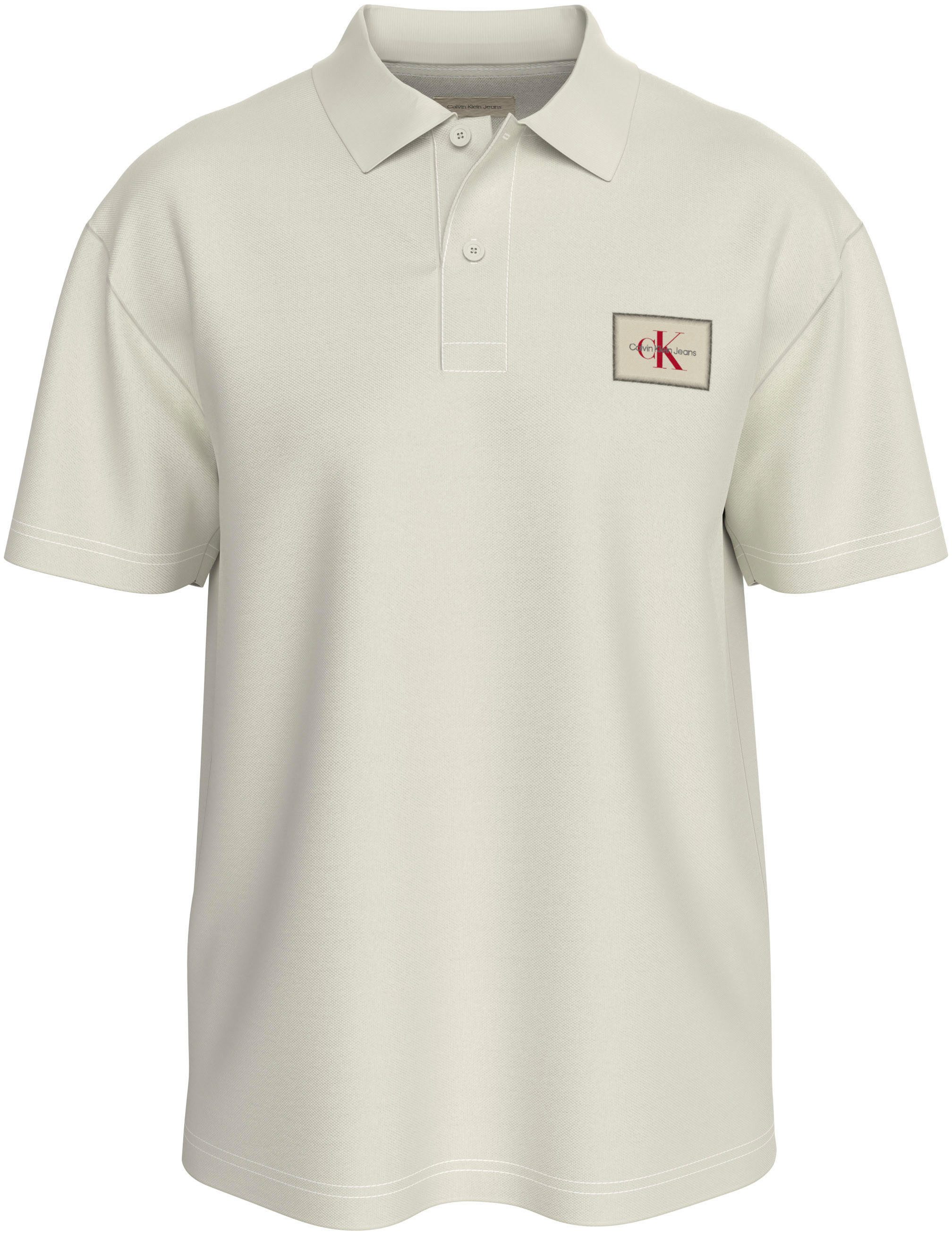 Calvin Klein Poloshirt WOVEN LABEL POLO