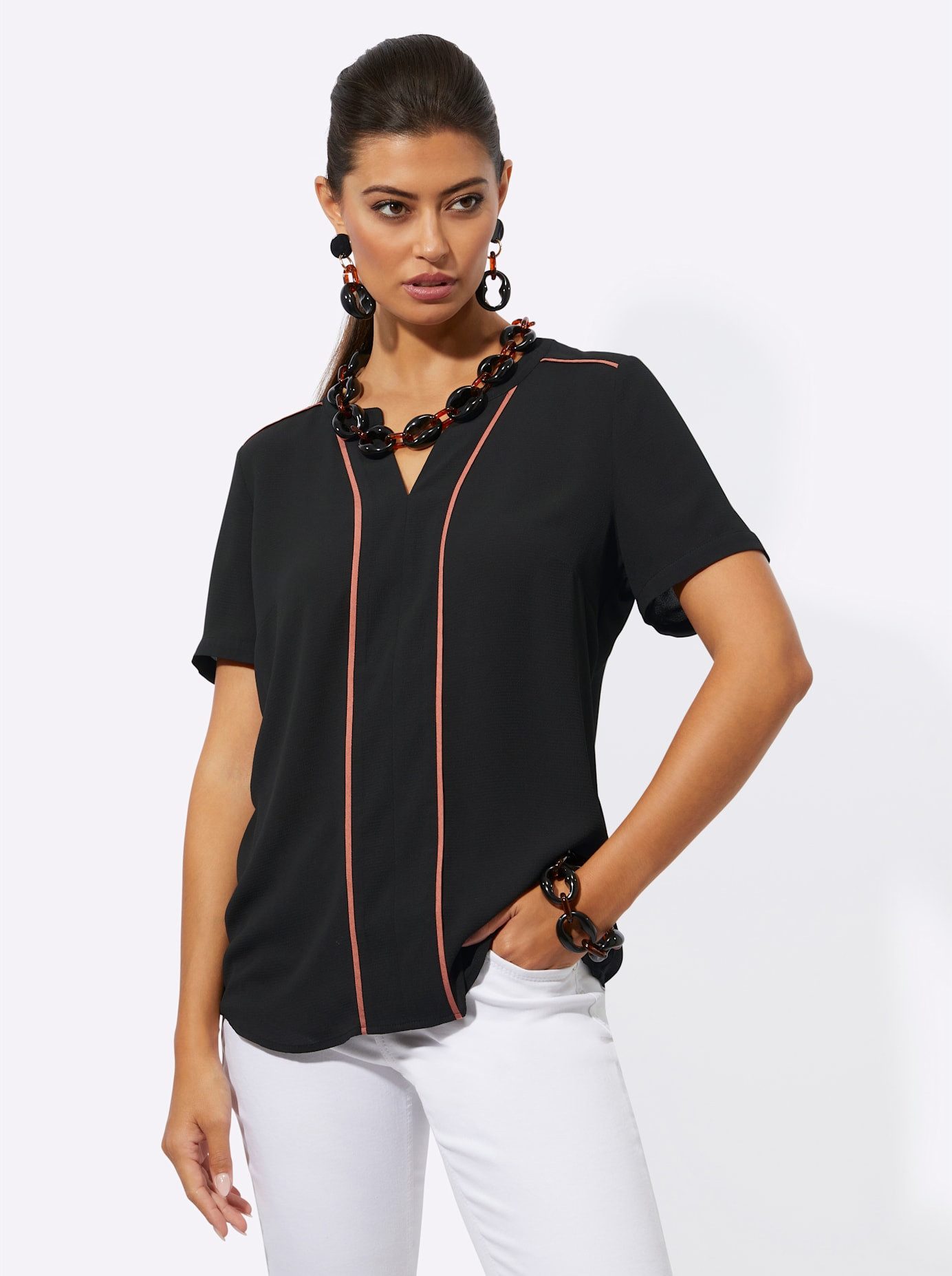 Creation L Blouse zonder sluiting