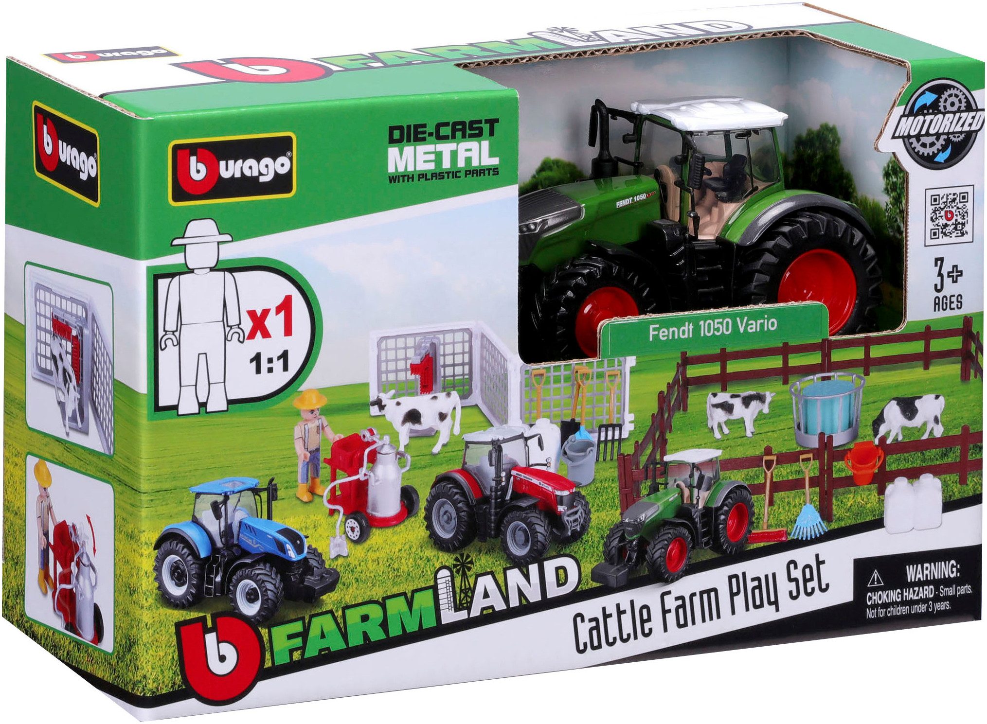 Bburago Speelwereld Farmland FENDT koeweide