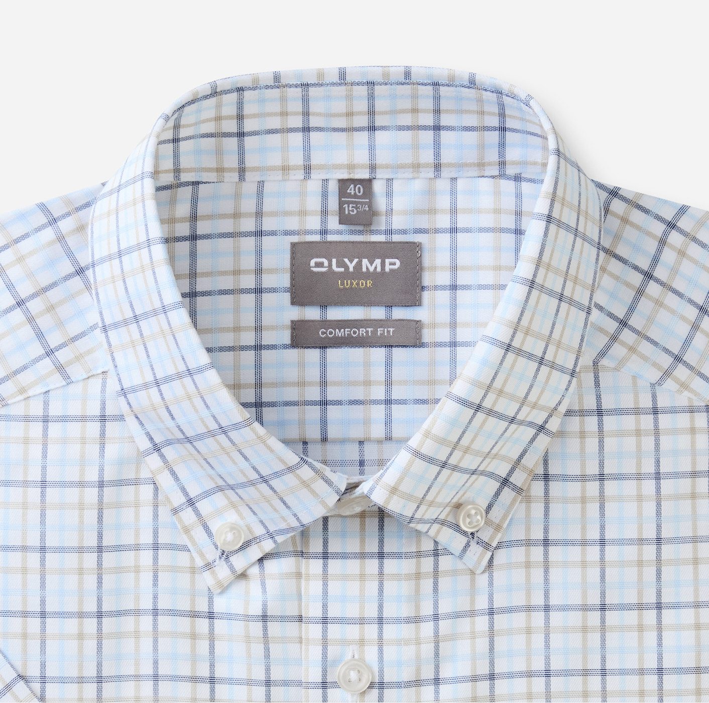 OLYMP Overhemd met korte mouwen Luxor comfort fit