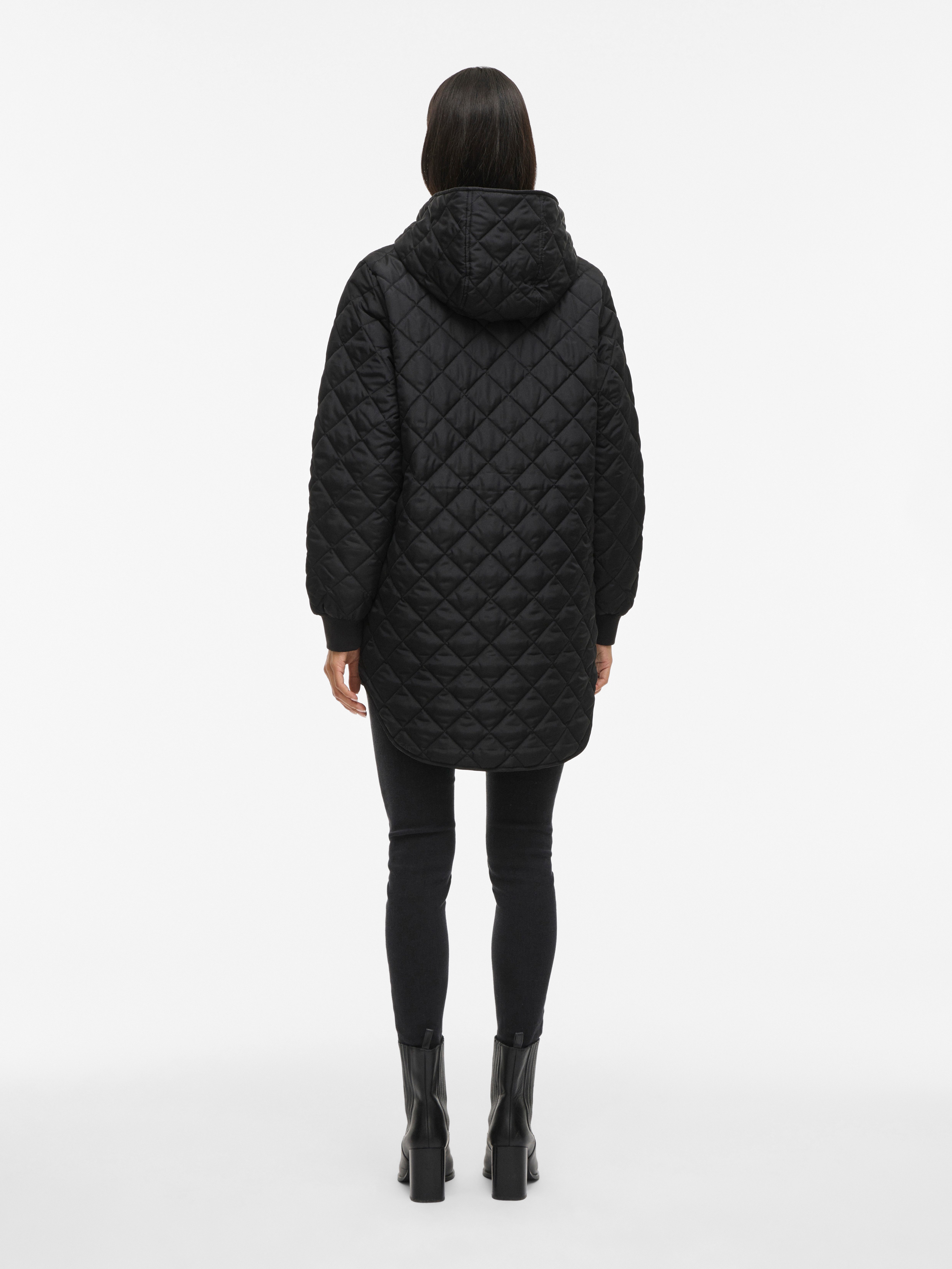 Vila Gewatteerde jas VITATE L/S HOODED JACKET - NOOS