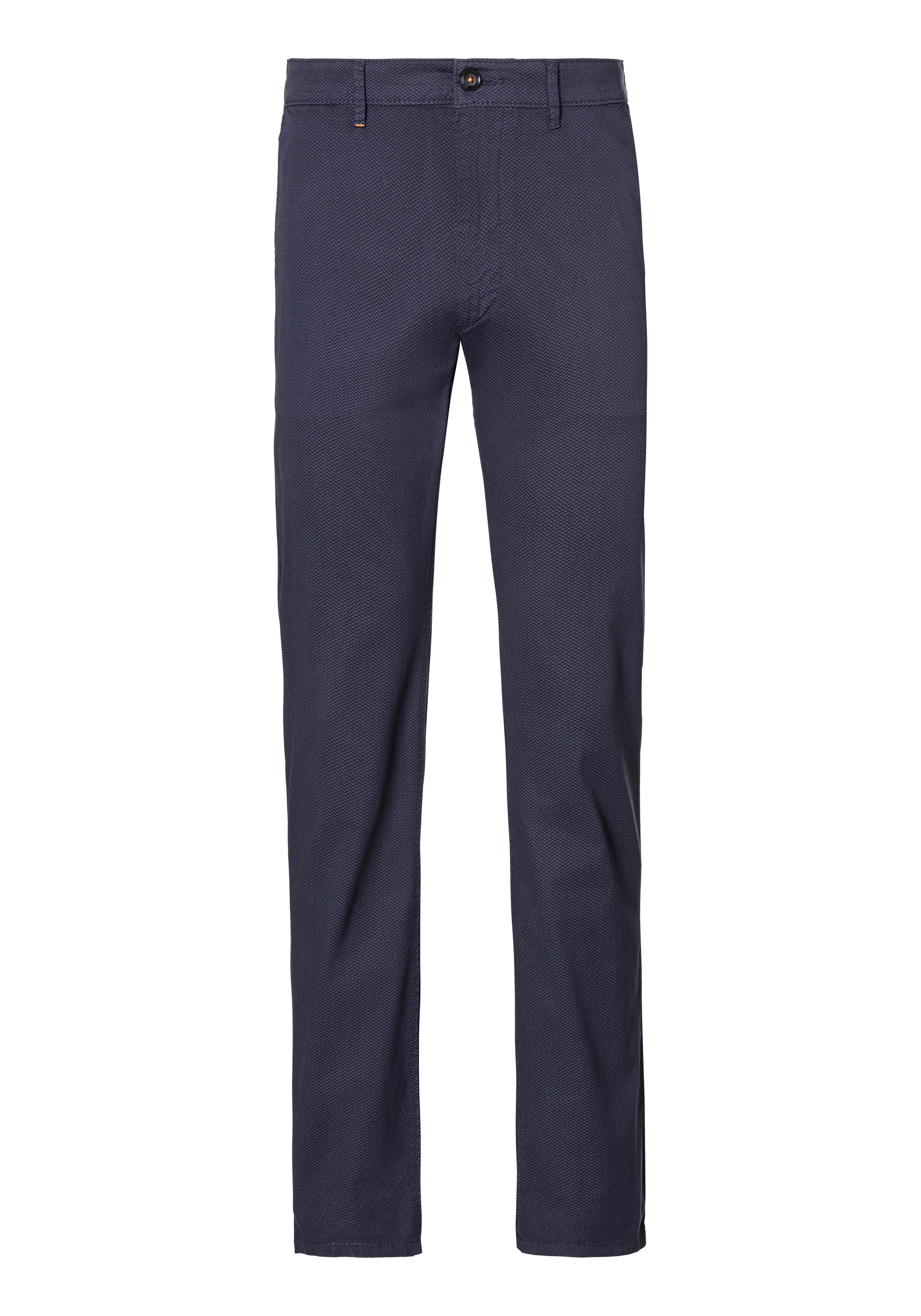 Hugo Boss Donkerblauwe Chino Broek Slim Fit Blue Heren