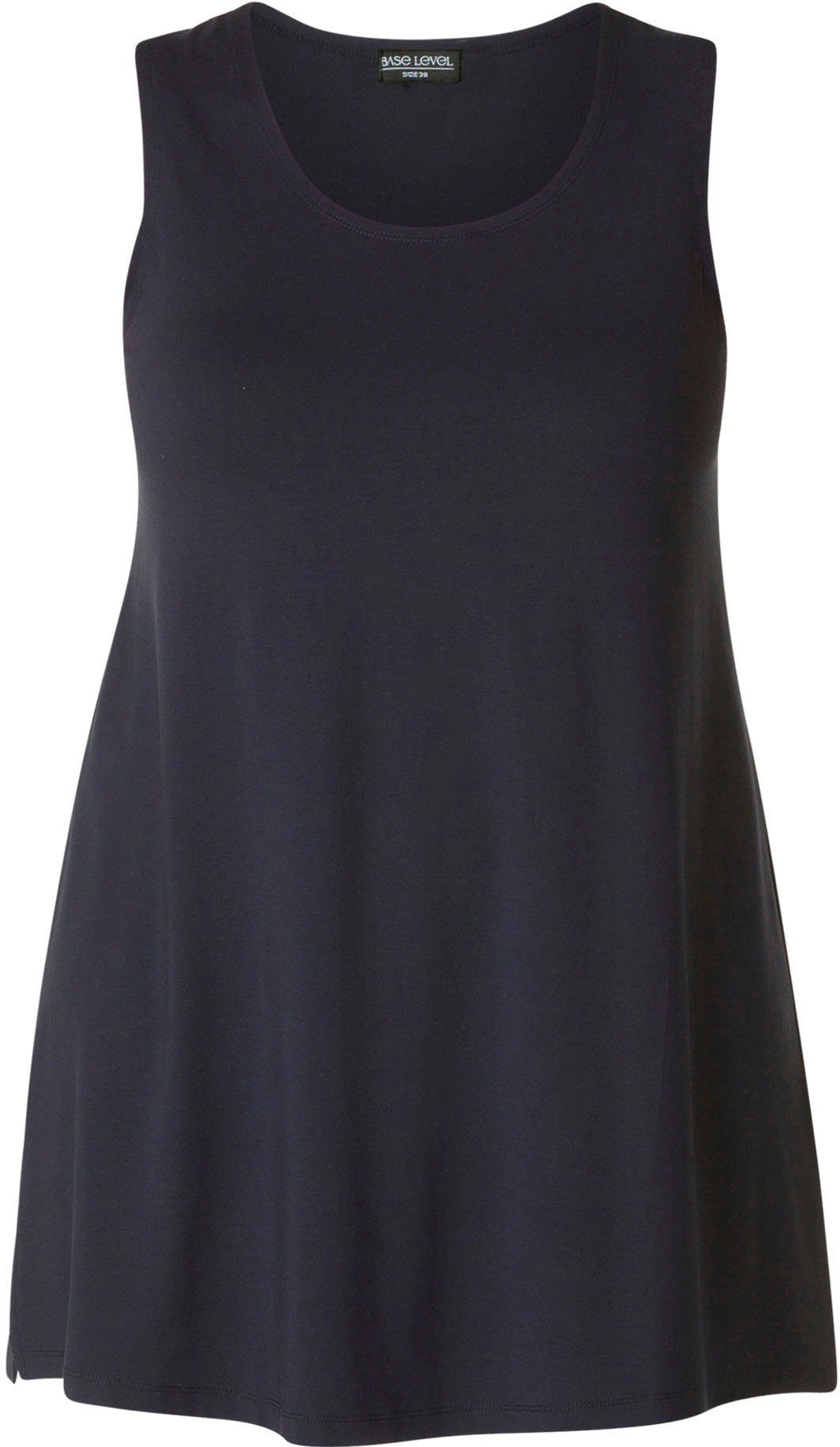 Base Level Curvy Lang shirt Abbigale Iets uitlopende A-lijn