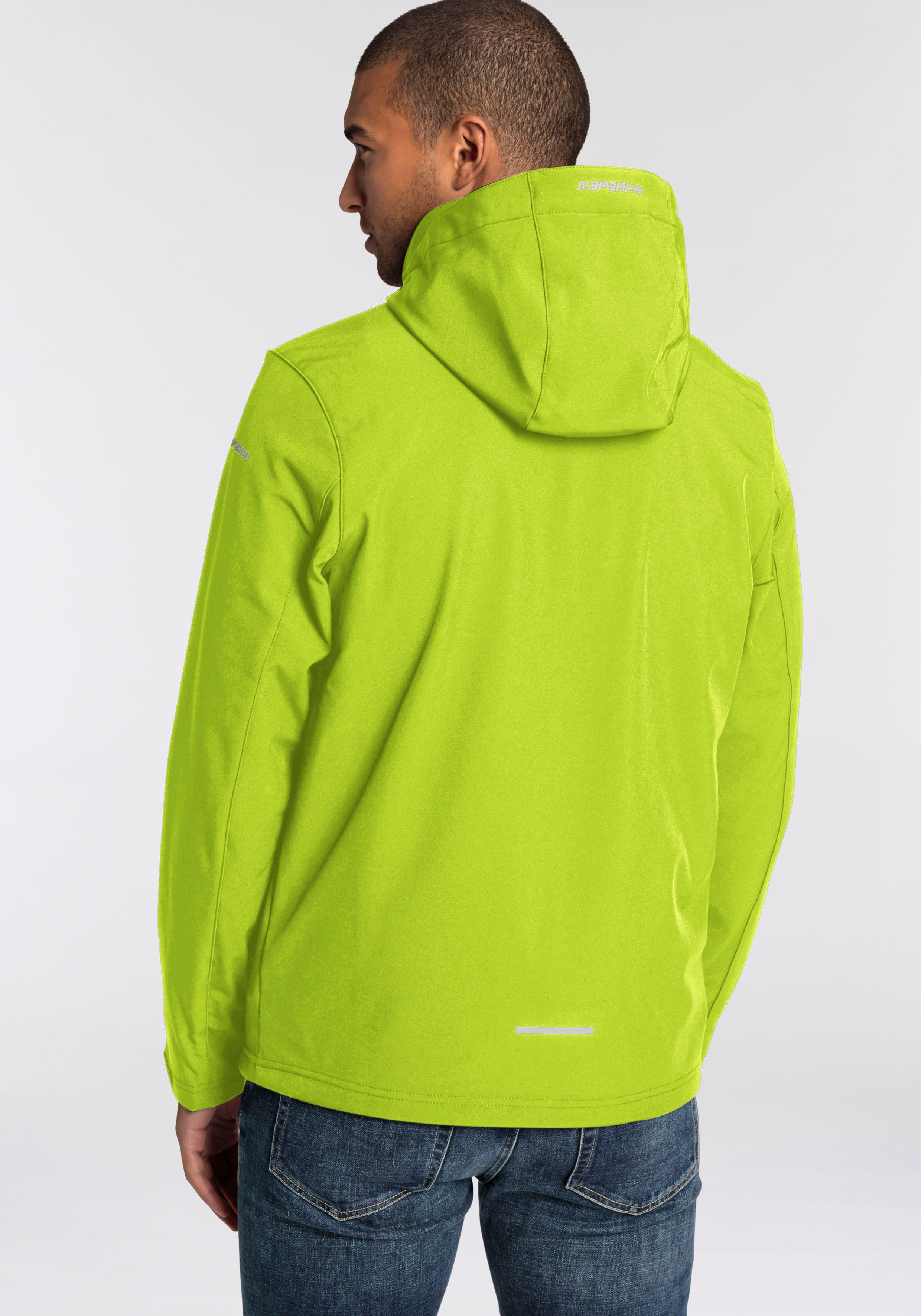 Icepeak Softshell-jack H SOFTSHELLJACKE BRIMFIELD met stijlvolle logo-opschriften (1 stuk)