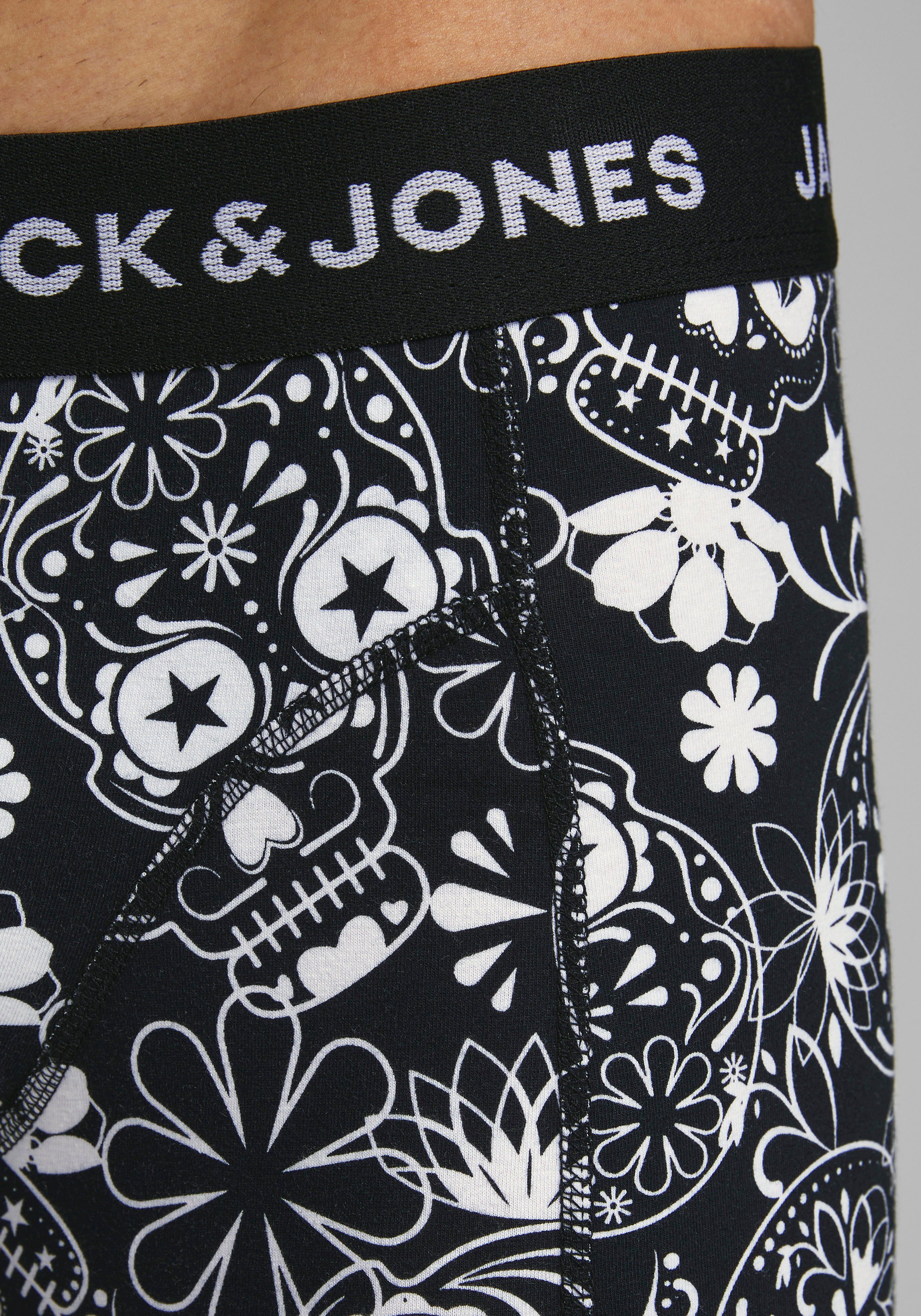 Jack & Jones Boxershort JACSUGAR SKULL TRUNKS 3 PACK. NOOS (set, 3 stuks)